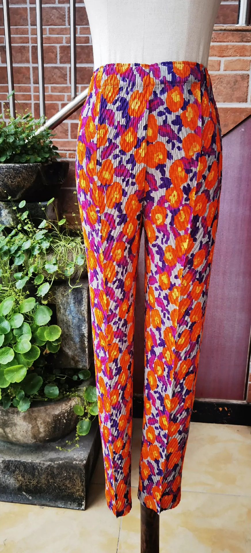 issey miyake Main line fish scale pants