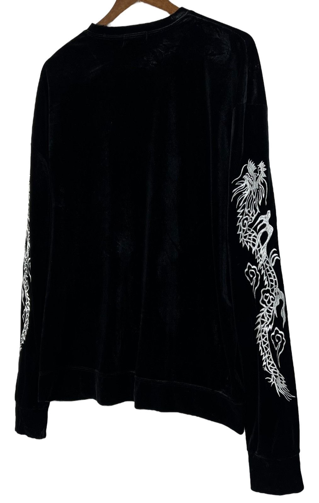 Japanese Brand Vintage Dragon Sukajan Velvet Long Sleeve Size US M / EU 48-50 / 2 - 4 Thumbnail