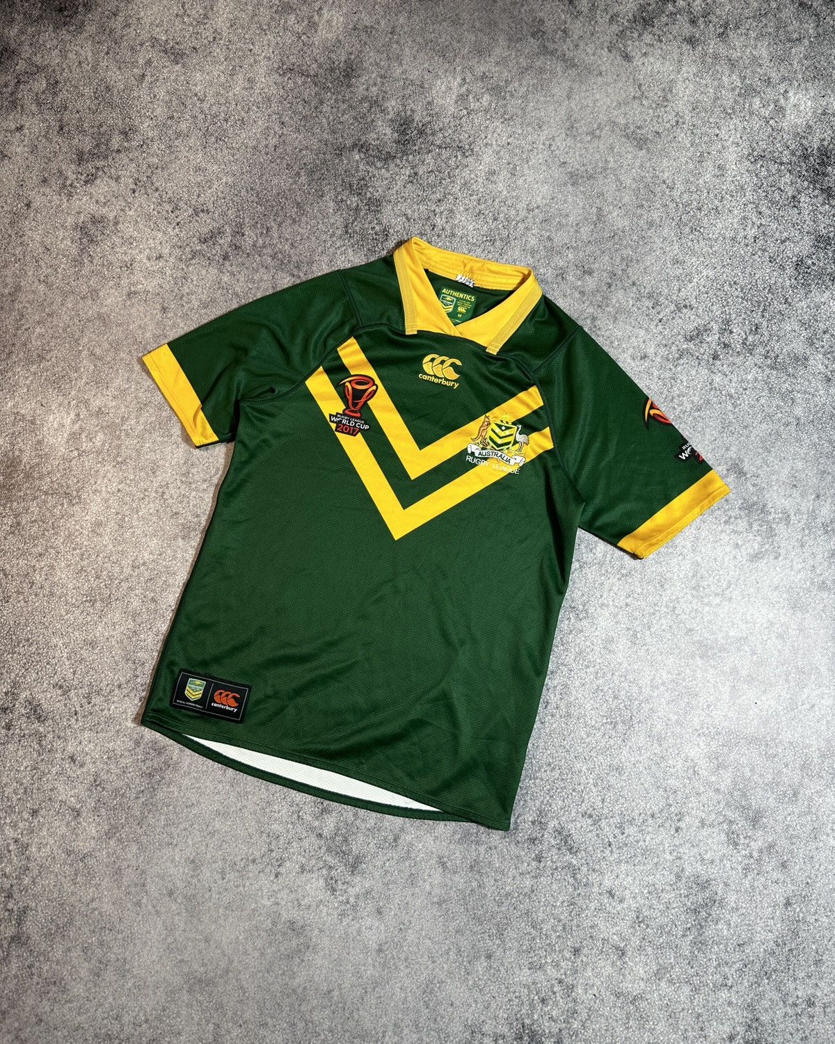 Canterbury of New Zealand Canterbury Australia Rugby Jersey Streetwear Rare Sportswear Size US M / EU 48-50 / 2 - 1 Thumbnail
