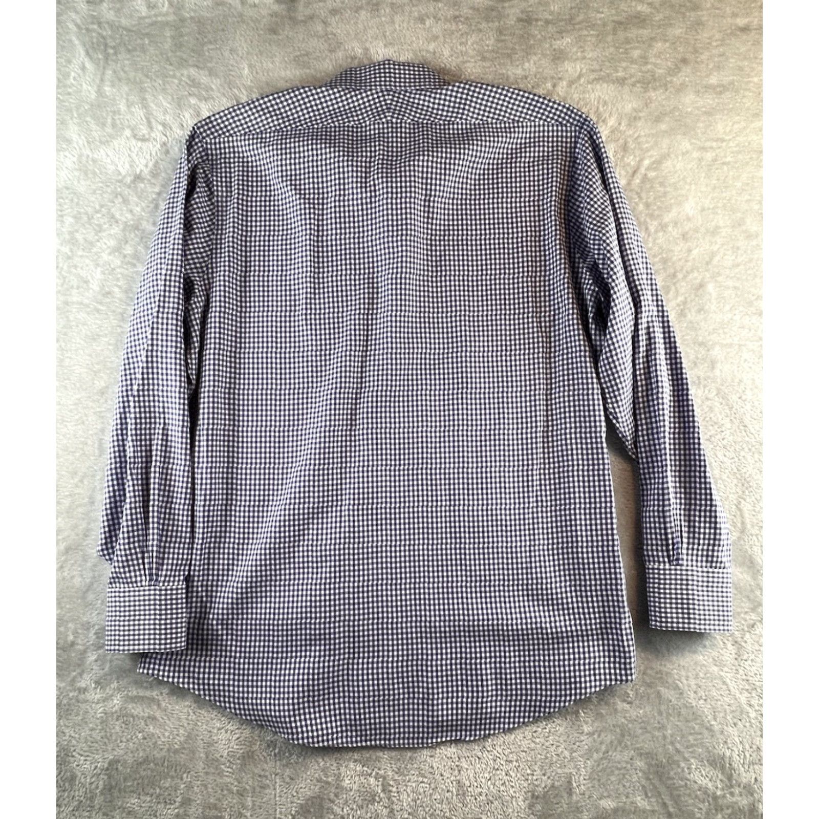 Brooks Brothers Brooks Brothers Regent Shirt Mens 16 34 Blue Gingham LS Button Up Office Dress Shirt Regular Cuff Mens Size US S / EU 44-46 / 1 - 2 Thumbnail