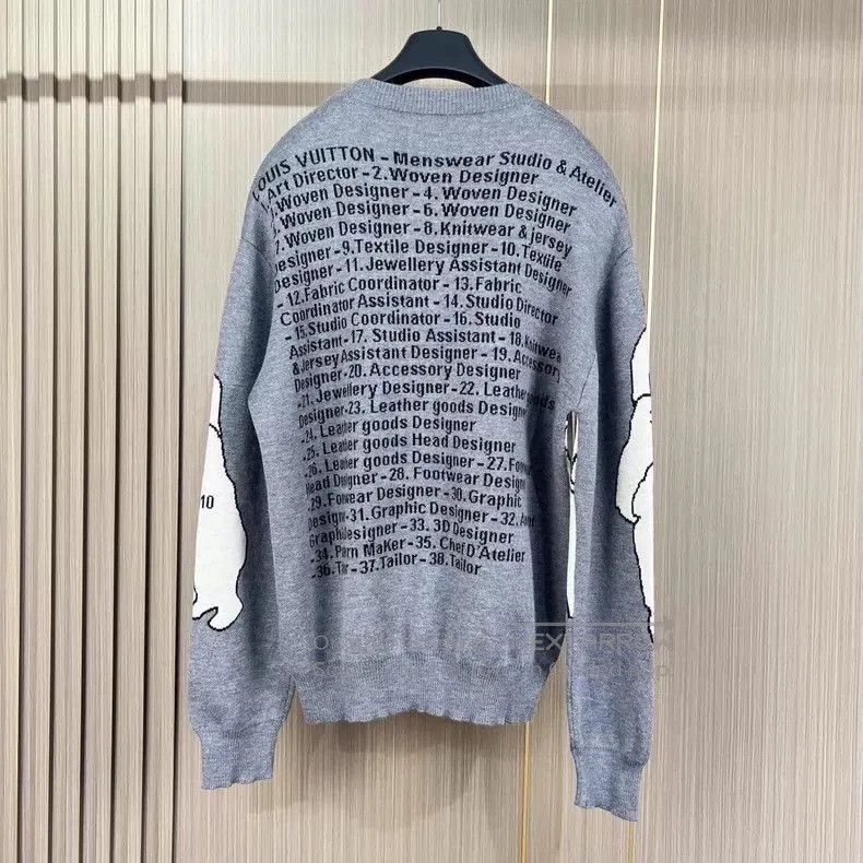Louis Vuitton louis vuitton graphic knit sweater for men. Size US L / EU 52-54 / 3 - 2 Thumbnail