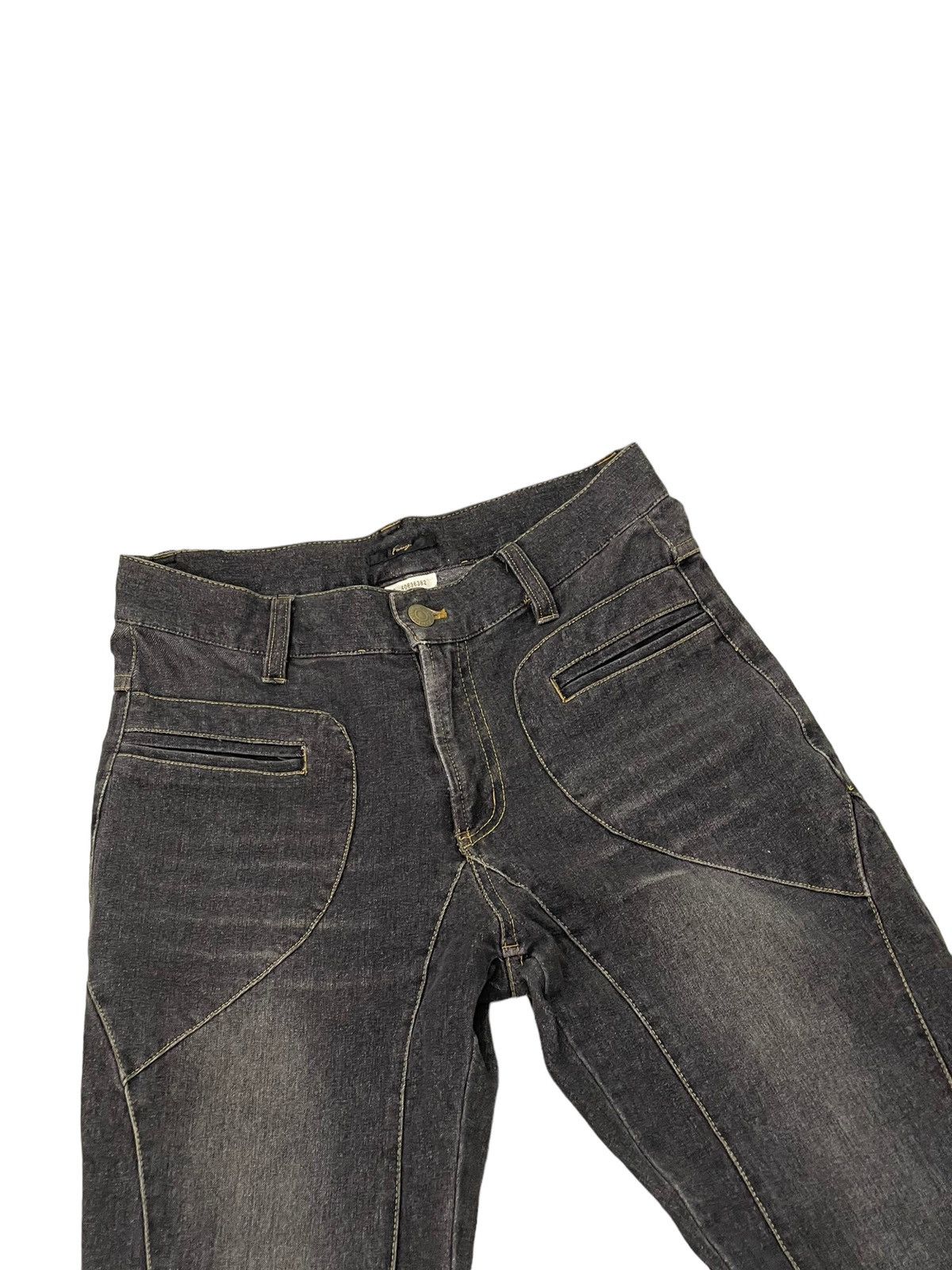 Japanese Brand Flare Jeans Fairy Slim Stretch Boot Cut 7🟦6 Size US 29 - 8 Thumbnail
