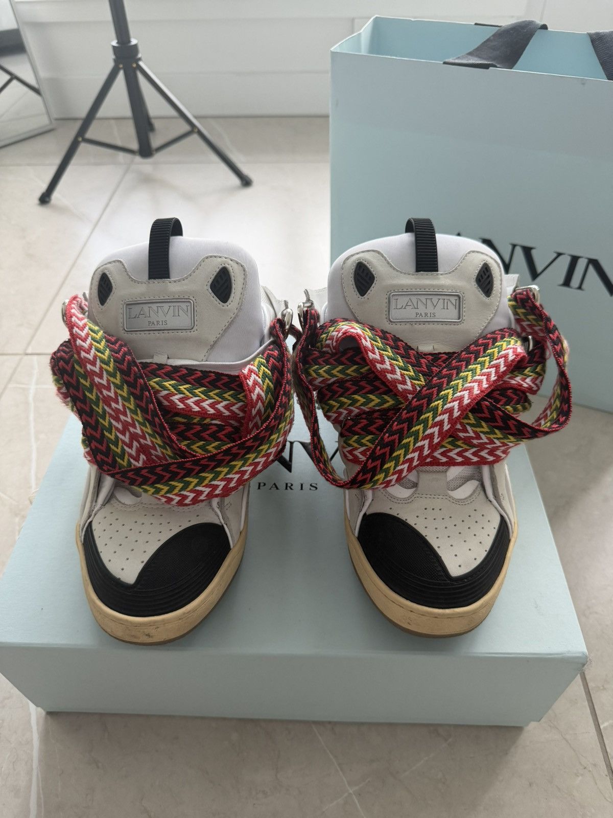 Lanvin Lanvin Curb Sneakers 'White' Size US 10 / EU 43 - 3 Thumbnail