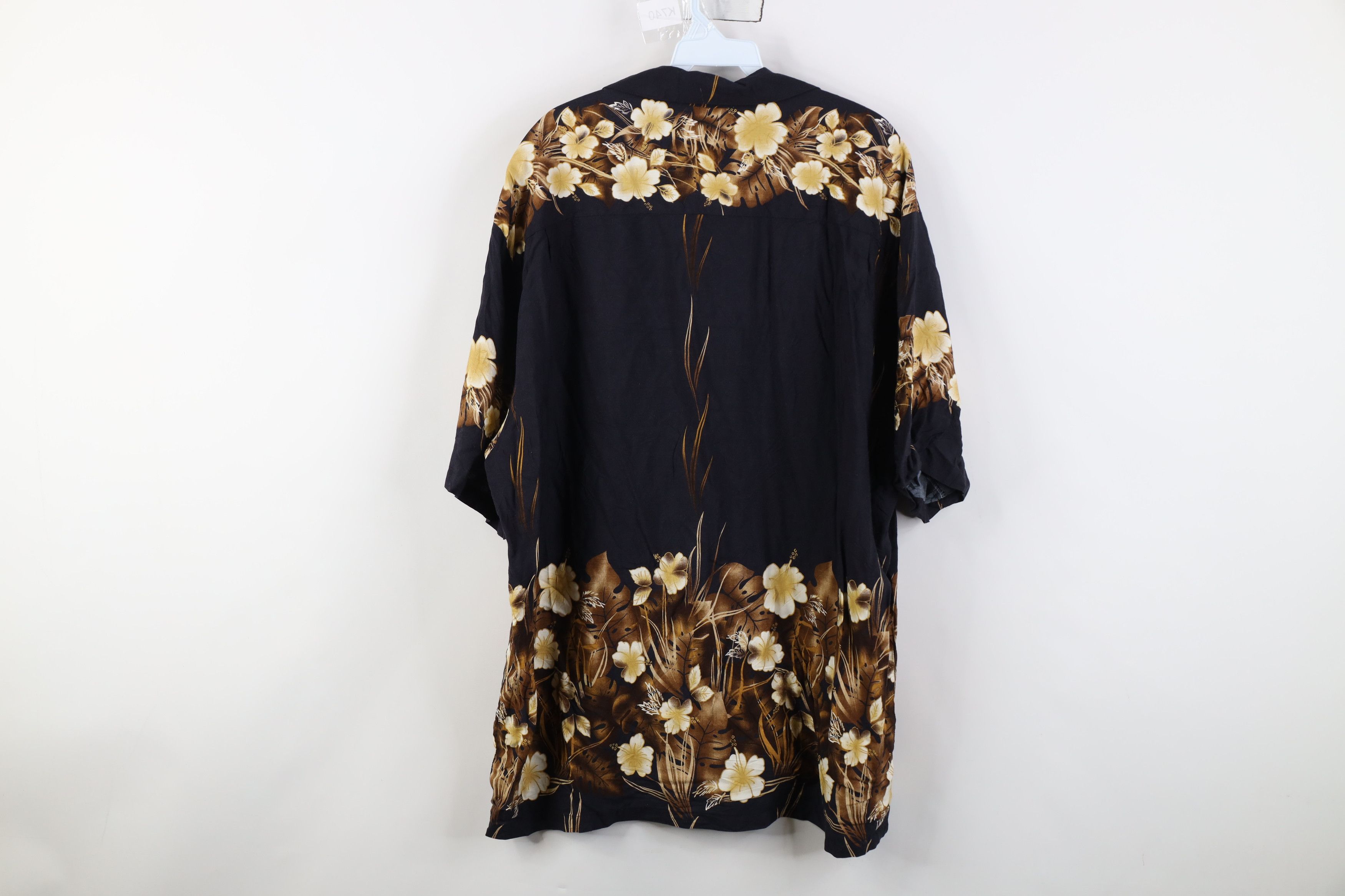 Vintage Vintage 90s Streetwear Flower Hawaiian Button Shirt USA Size US XXL / EU 58 / 5 - 10 Thumbnail