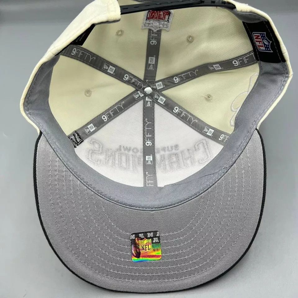 New Era Kansas City Chiefs Hat Men White Snap Back Cap Low Profile Size ONE SIZE - 7 Thumbnail