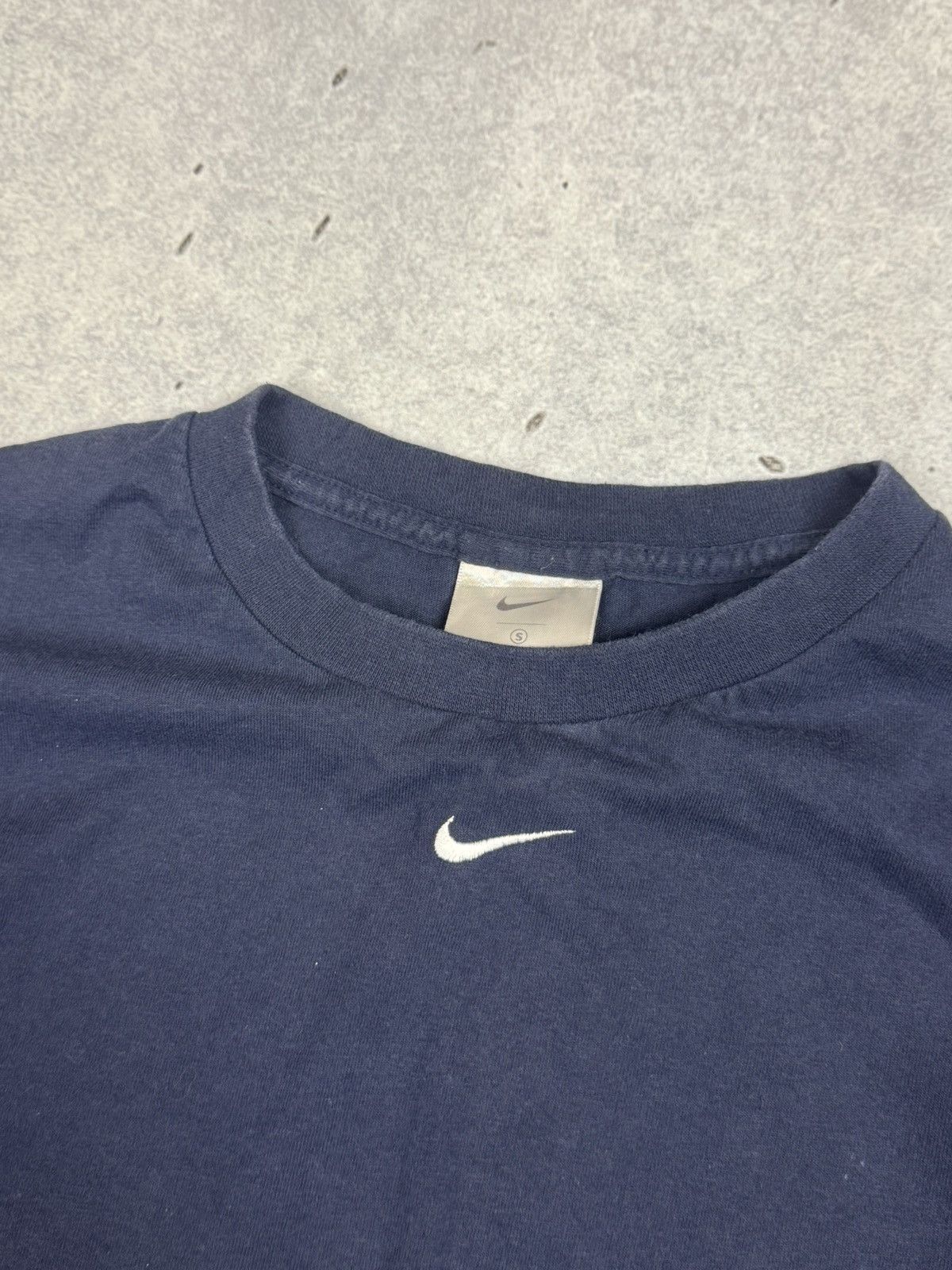 Nike Vintage Nike Center Swoosh L/S Tee Shirt Size US S / EU 44-46 / 1 - 5 Thumbnail