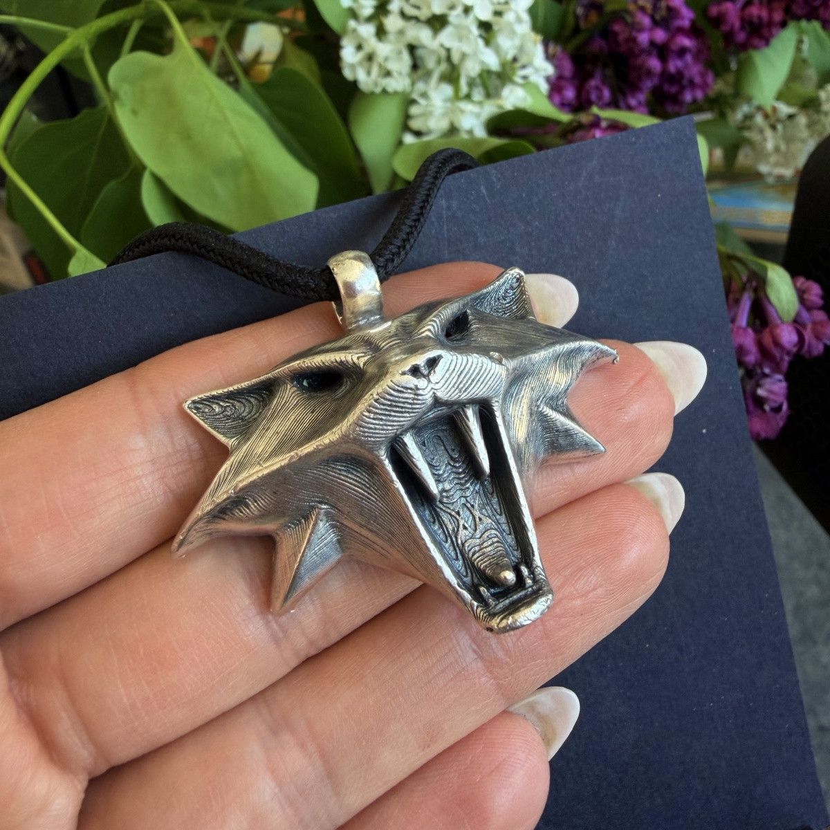 Sterling Silver Vintage 925 Sterling Silver Fantasy Cat Pendant Necklace 34g Size ONE SIZE - 4 Thumbnail
