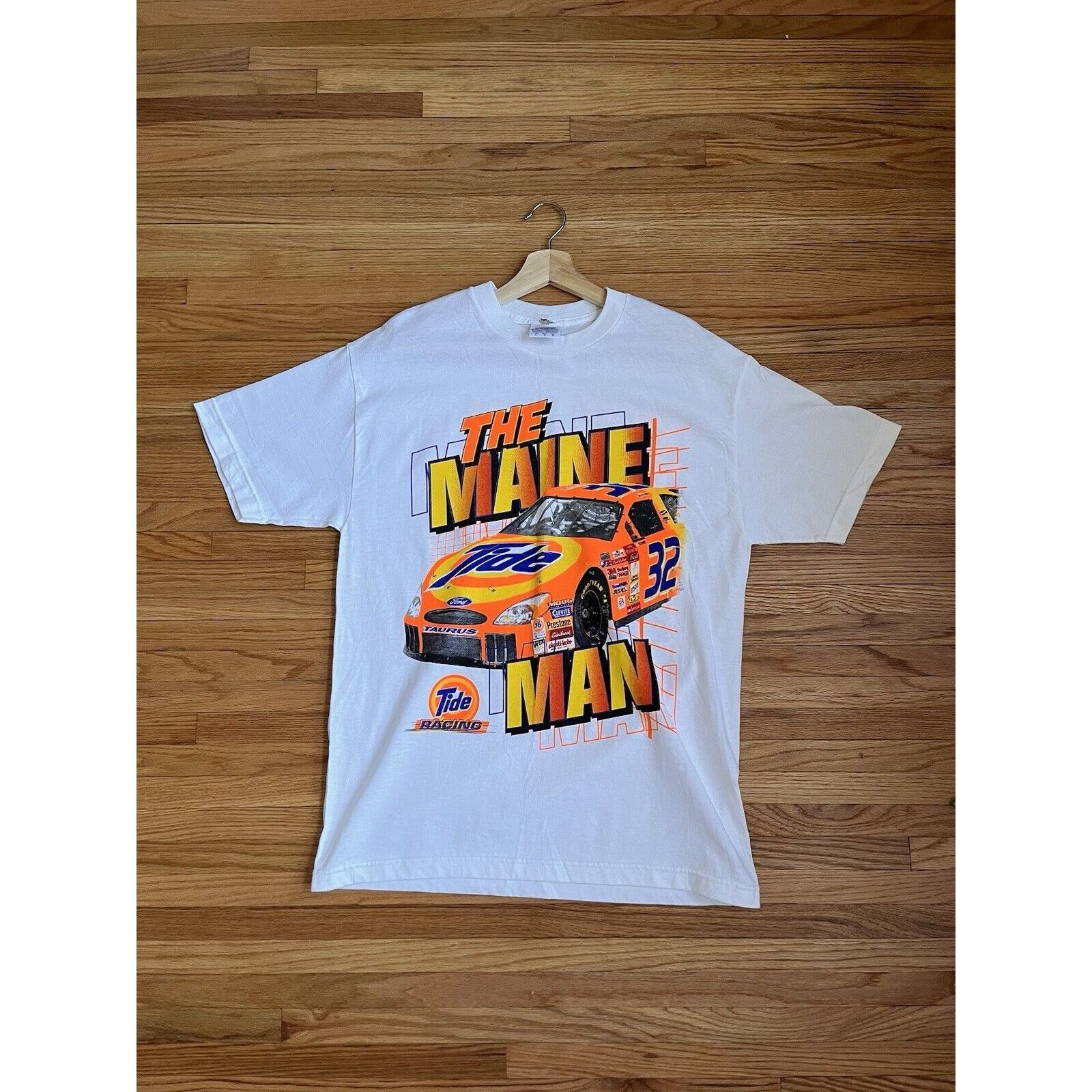 NASCAR NEW VINTAGE NASCAR RACING RICKY CRAVEN #32 TIDE T SIZE L Y2K Size US L / EU 52-54 / 3 - 2 Thumbnail