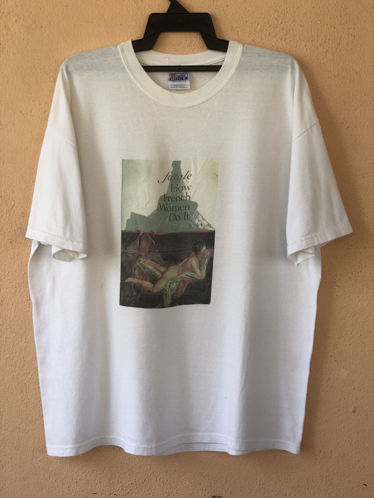Vintage Vintage 90s Edith Kunz fatale Novel Tee Size US XL / EU 56 / 4 - 1 Thumbnail