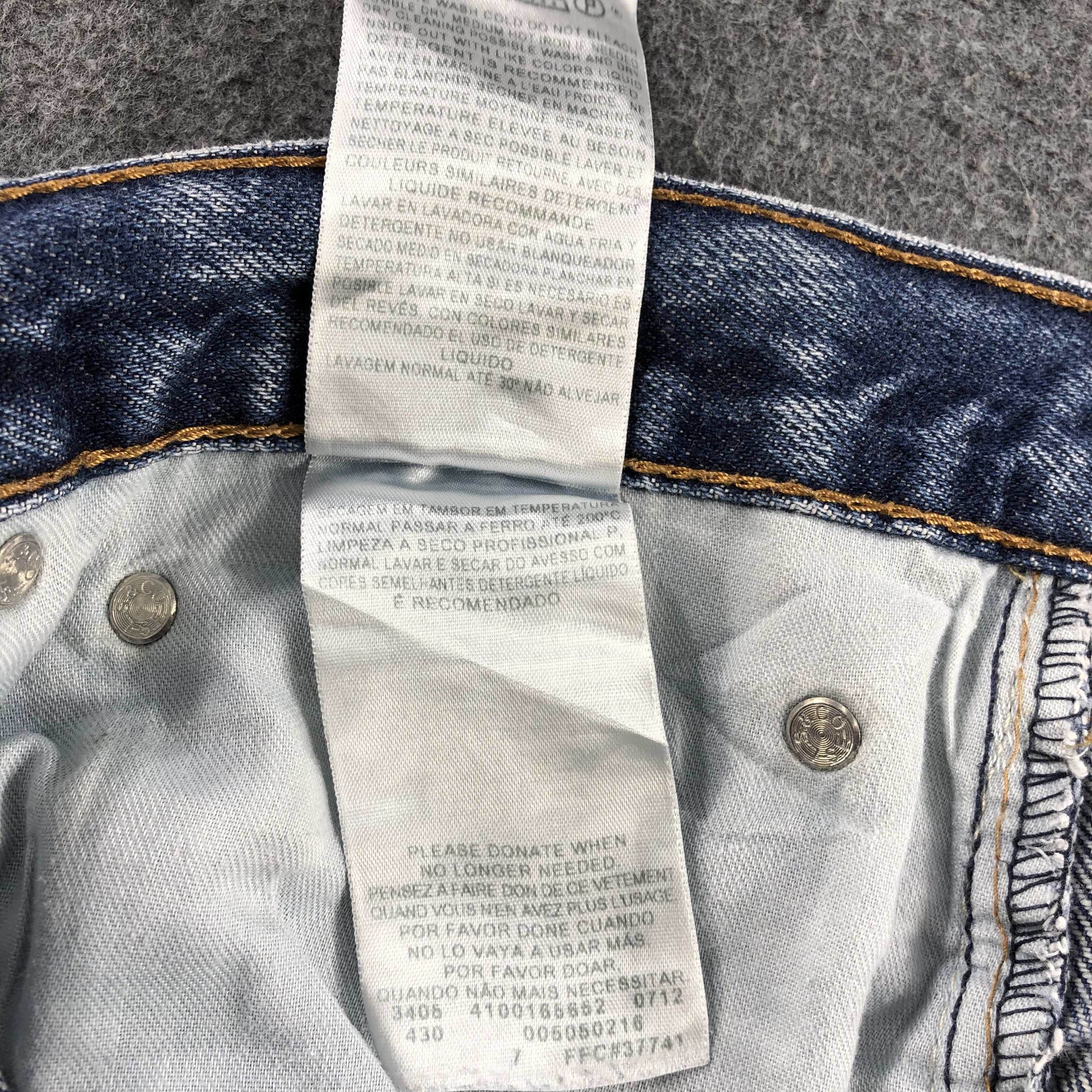 Levi's Vintage Blue Wash Levis 505 Jeans-J1542 Size US 38 / EU 54 - 13 Thumbnail