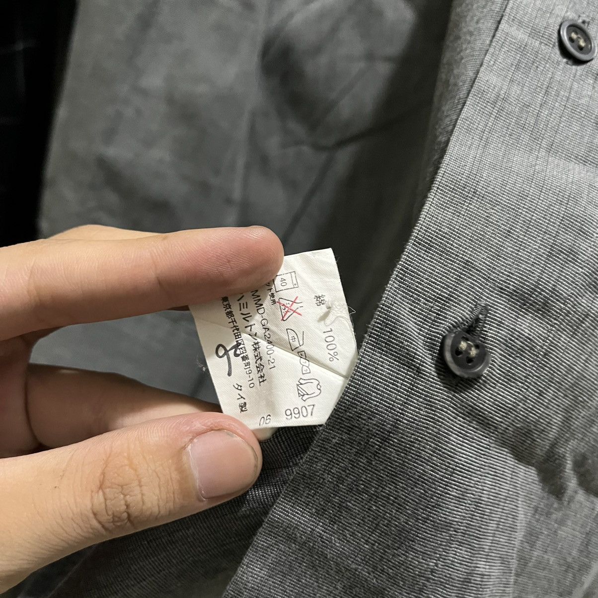 Issey Miyake Issey Miyake Im product Slanted pocket Long Sleeve Button Size US M / EU 48-50 / 2 - 8 Thumbnail
