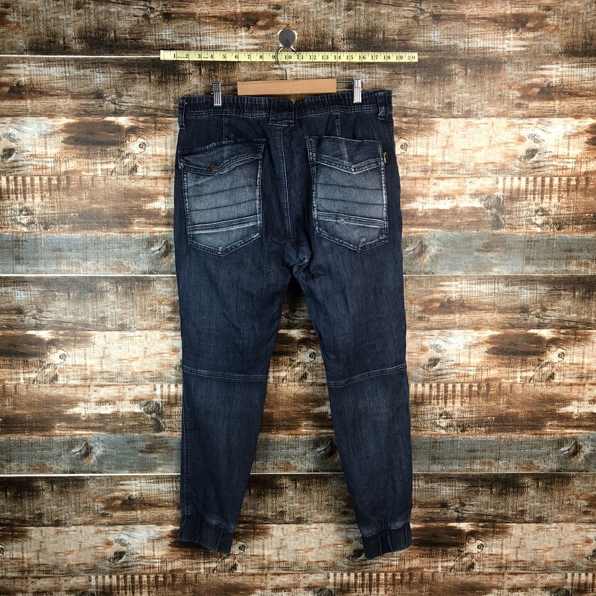 Japanese Brand Japanese Brand Blue Distressed Denim Pants #A2093 Size US 35 - 15 Thumbnail