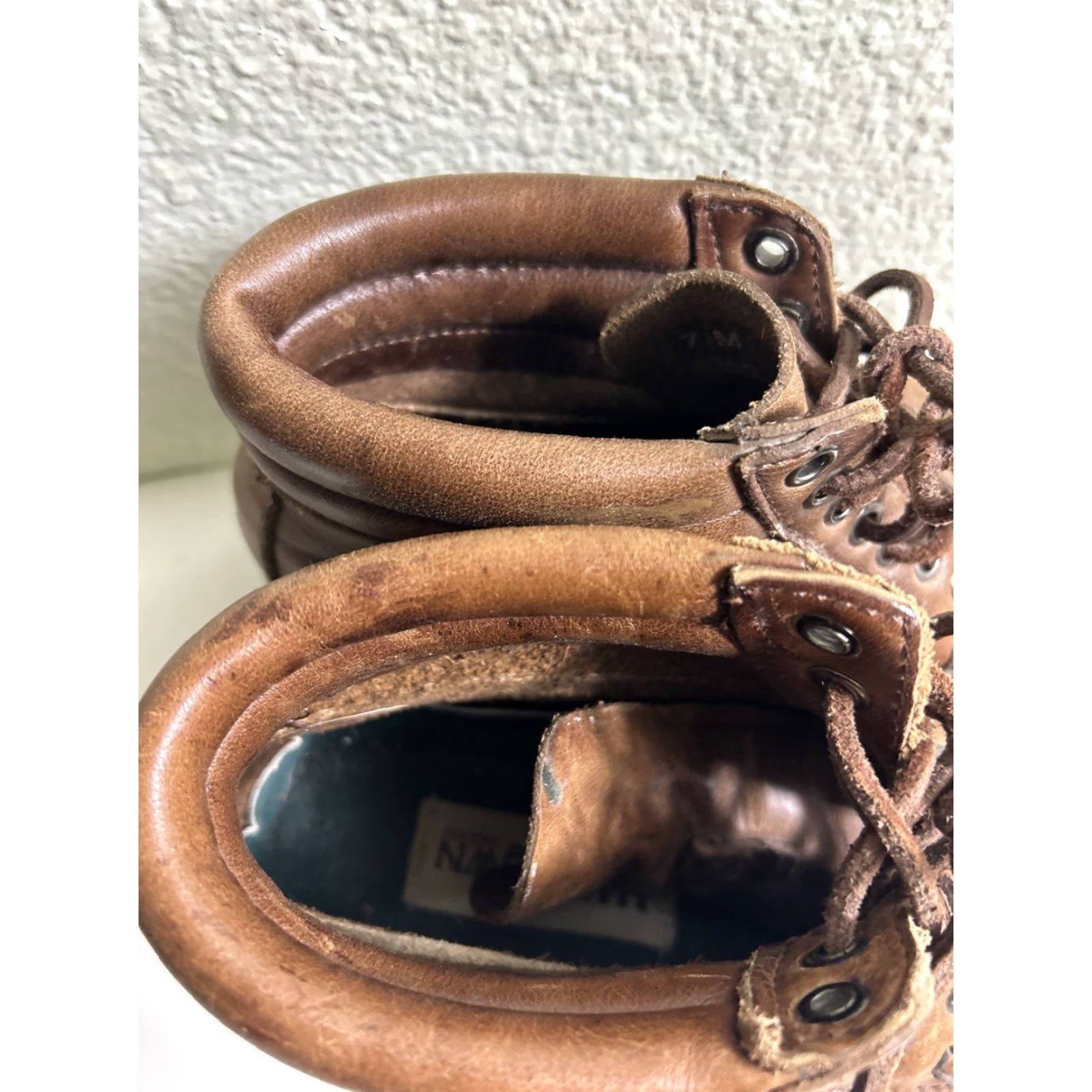 Vintage VINTAGE HH BROWN Moc Chukka Leather Boots Hiking Womens 7.5 Brown Leather Boots Chukka Hiking Women 7.5 Brown Mens) Size US 8 / IT 38 - 6 Thumbnail