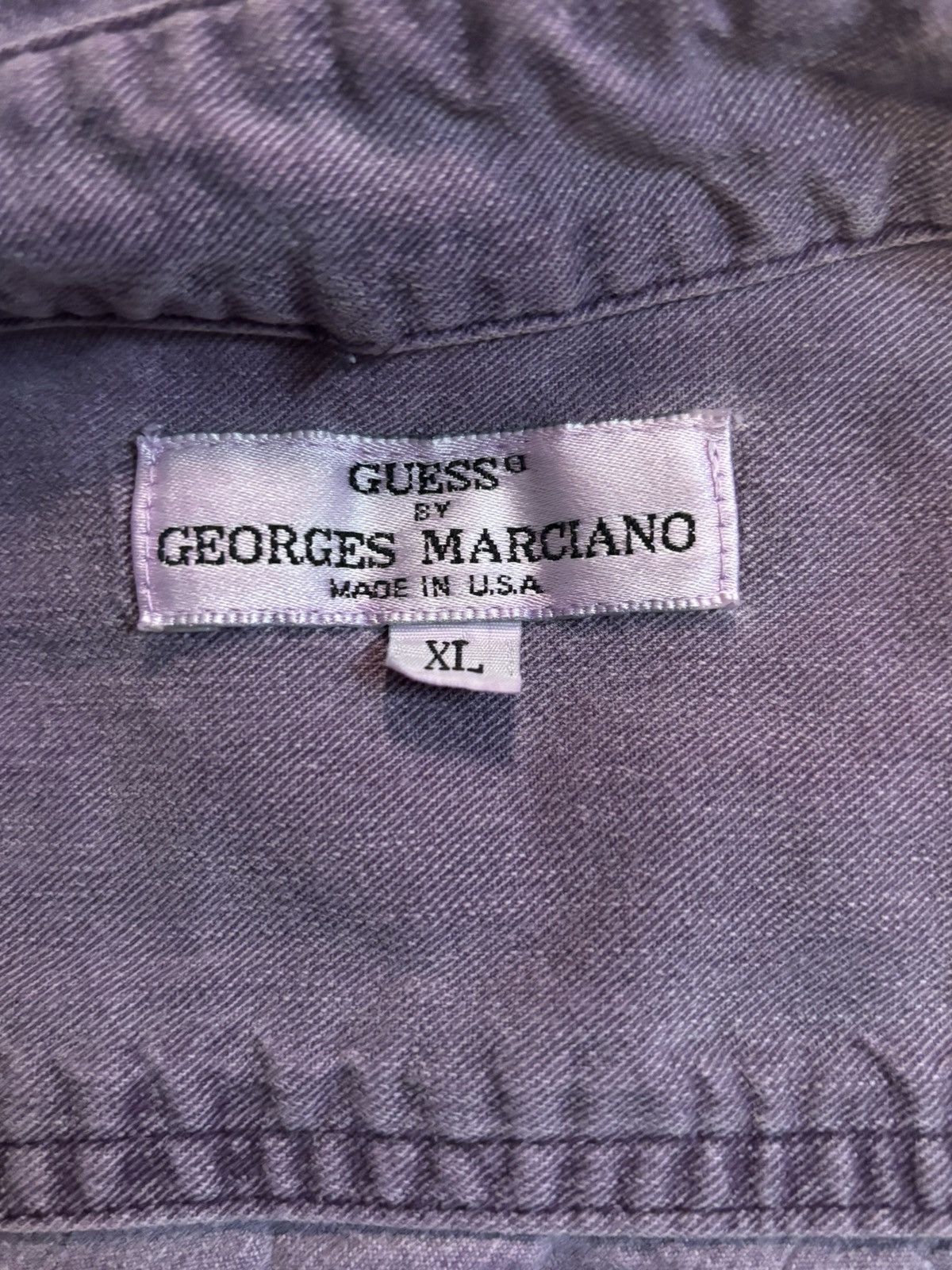 Guess Guess Purple Cut-off Tee Size US XL / EU 56 / 4 - 3 Thumbnail