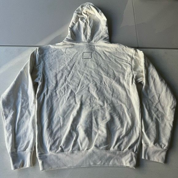 Designer OLA CANVAS SINGLE FIN WHITE/CREAM HOODIE SZ MEDIUM M Size US M / EU 48-50 / 2 - 6 Thumbnail