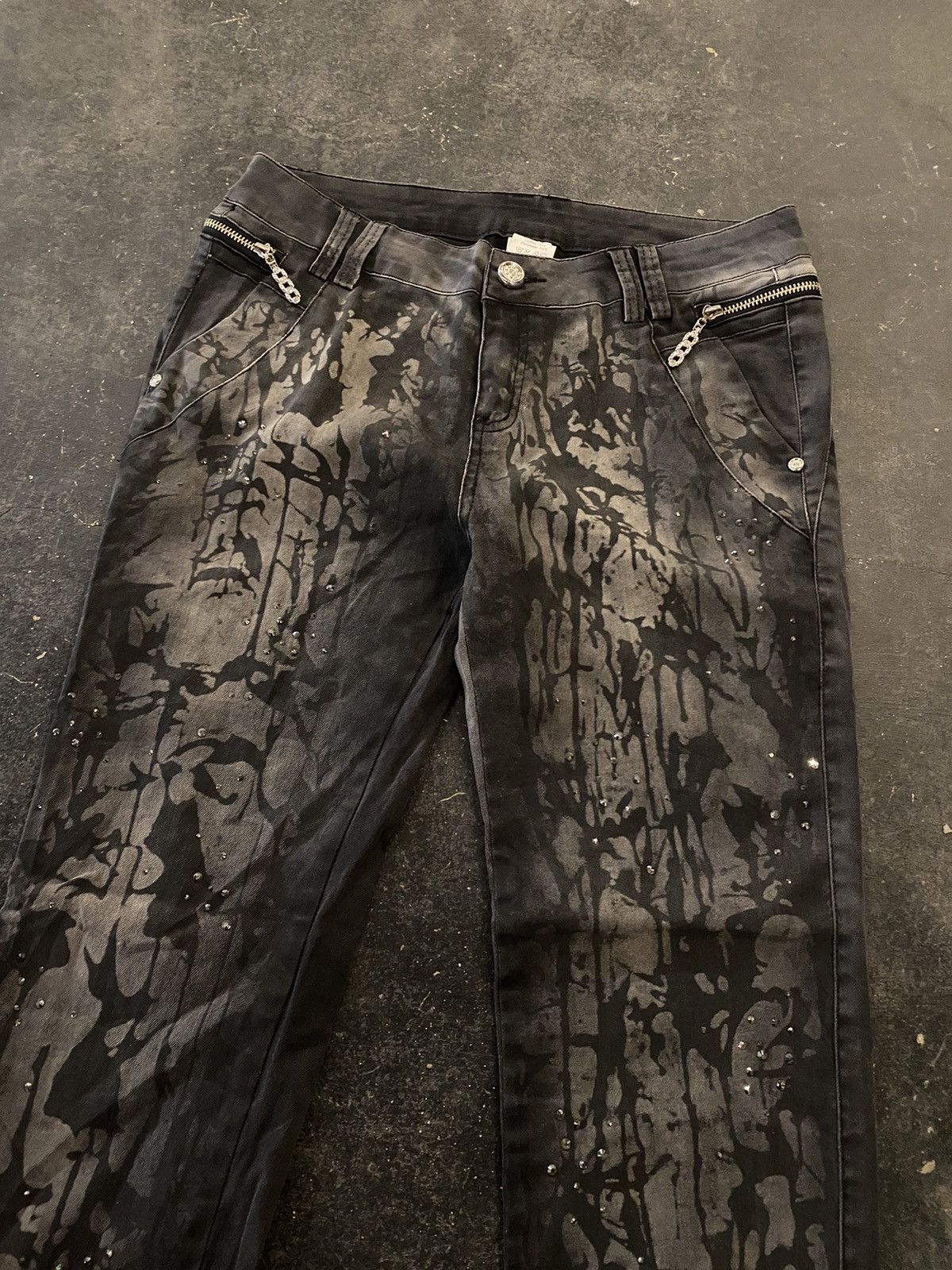 14th Addiction × If Six Was Nine × Japanese Brand Y2k Jocelyn punk if6was9 pants Size US 31 - 3 Thumbnail