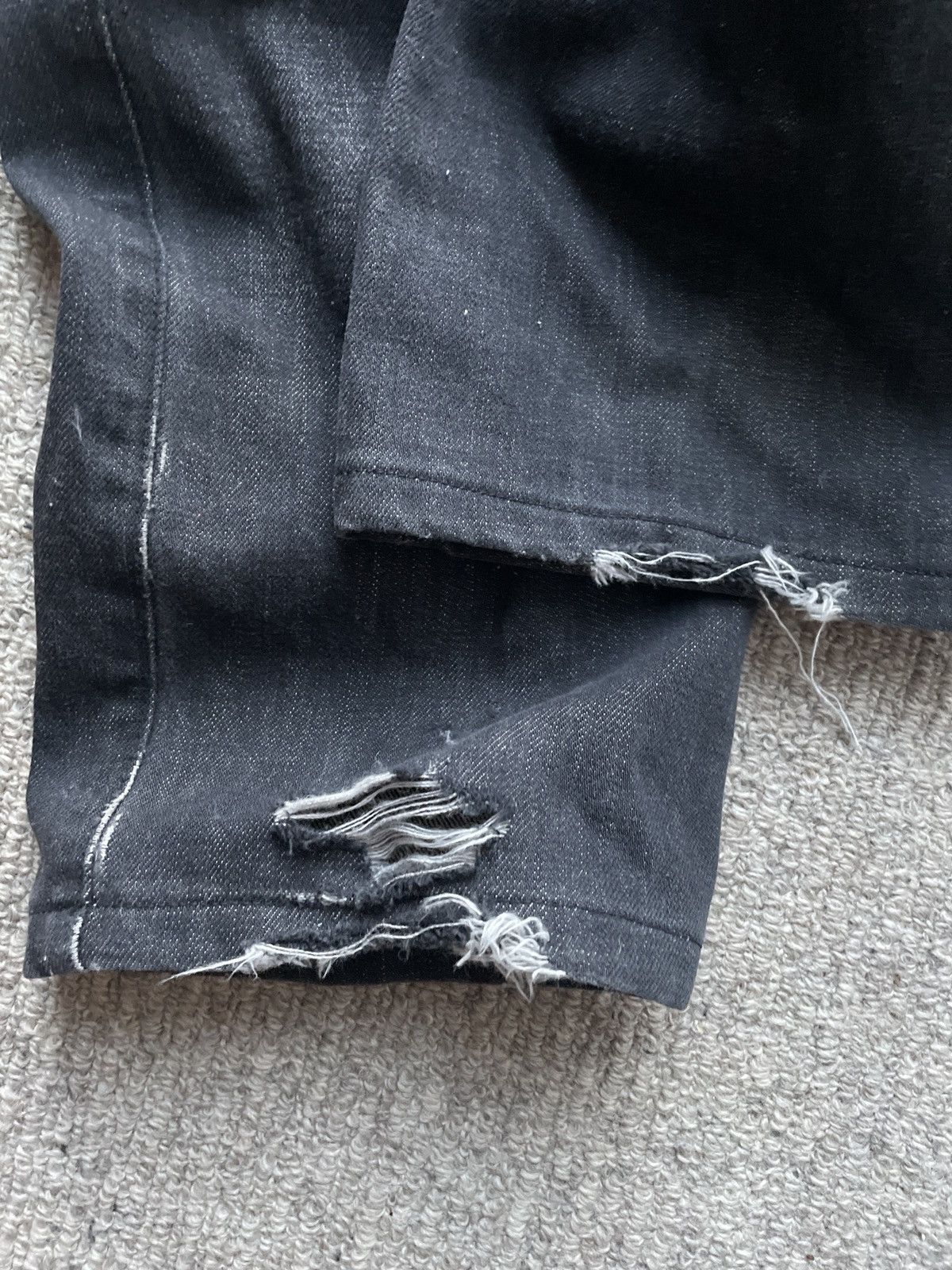 パンツ Dior homme claw bleached denim [Hedi] Dior Hedi Slimane Dior HOMME 03AW 32 inches Claw-bleached