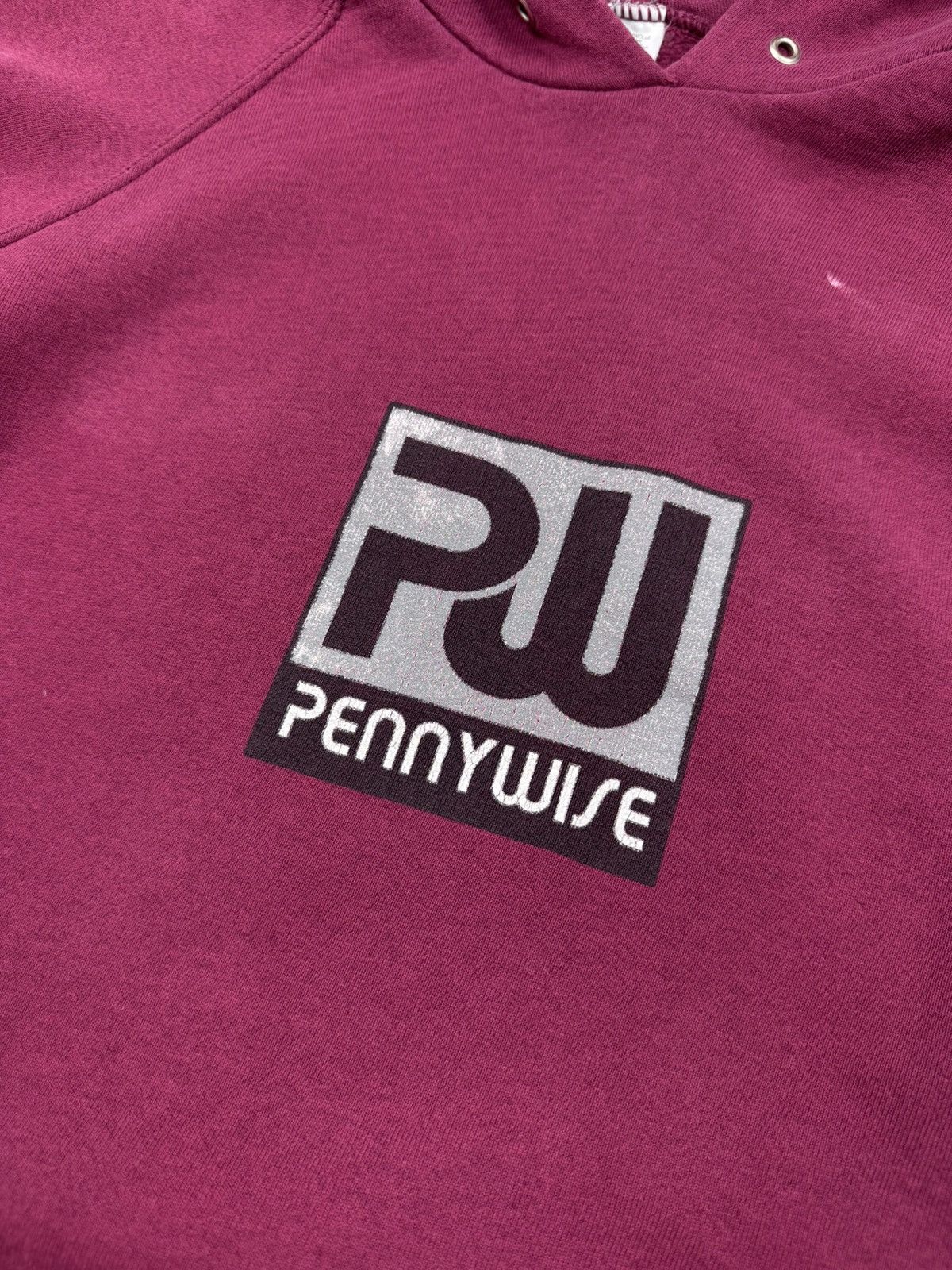 Band Tees × Vintage 90’s Vintage Distressed Pennywise Punk Band Hoodie Size US XL / EU 56 / 4 - 6 Thumbnail