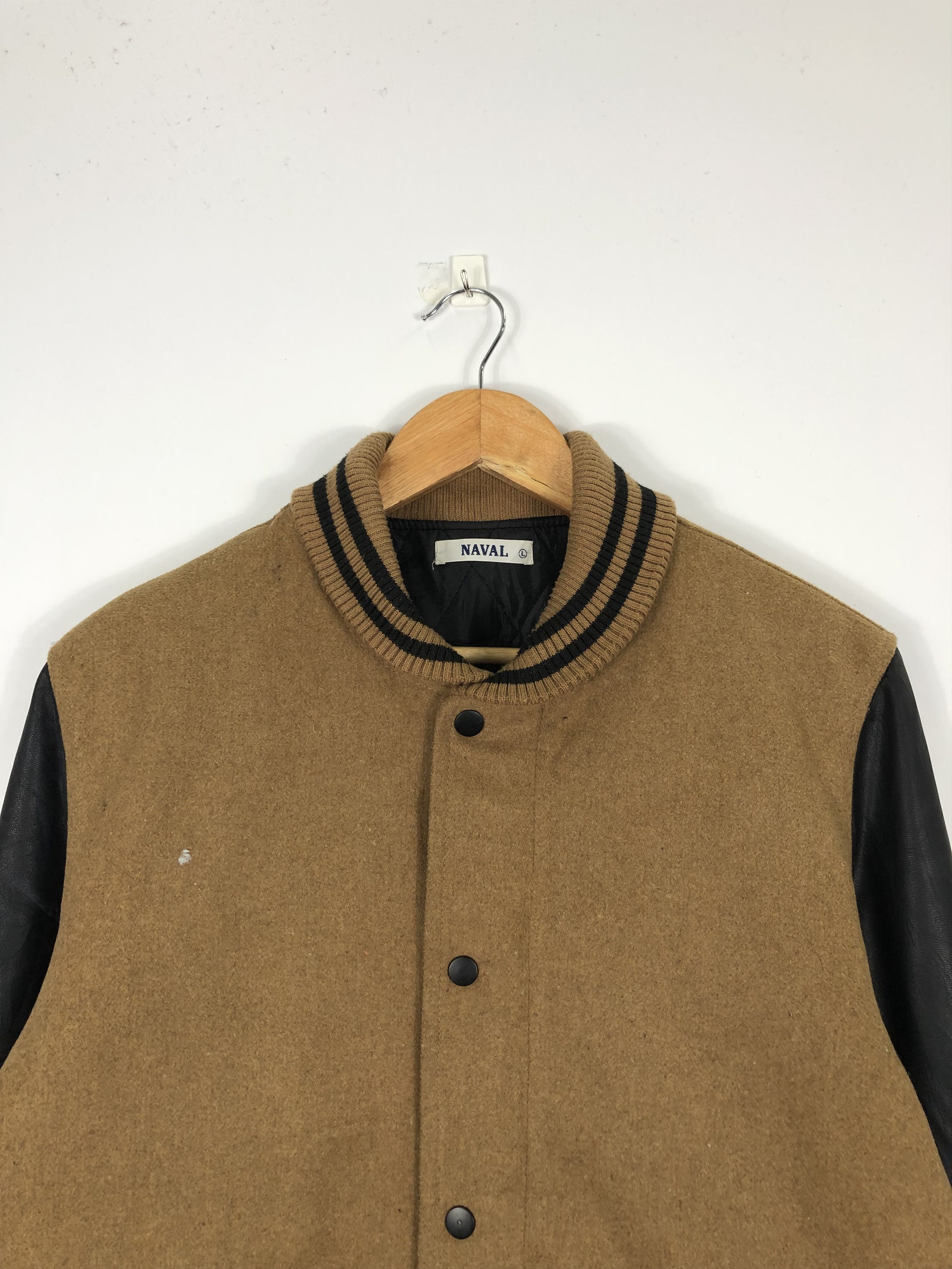 Naval Clothing Factory Naval Clothing Factory Varsity Jacket Leather Sleeve V0186 Size US L / EU 52-54 / 3 - 2 Thumbnail