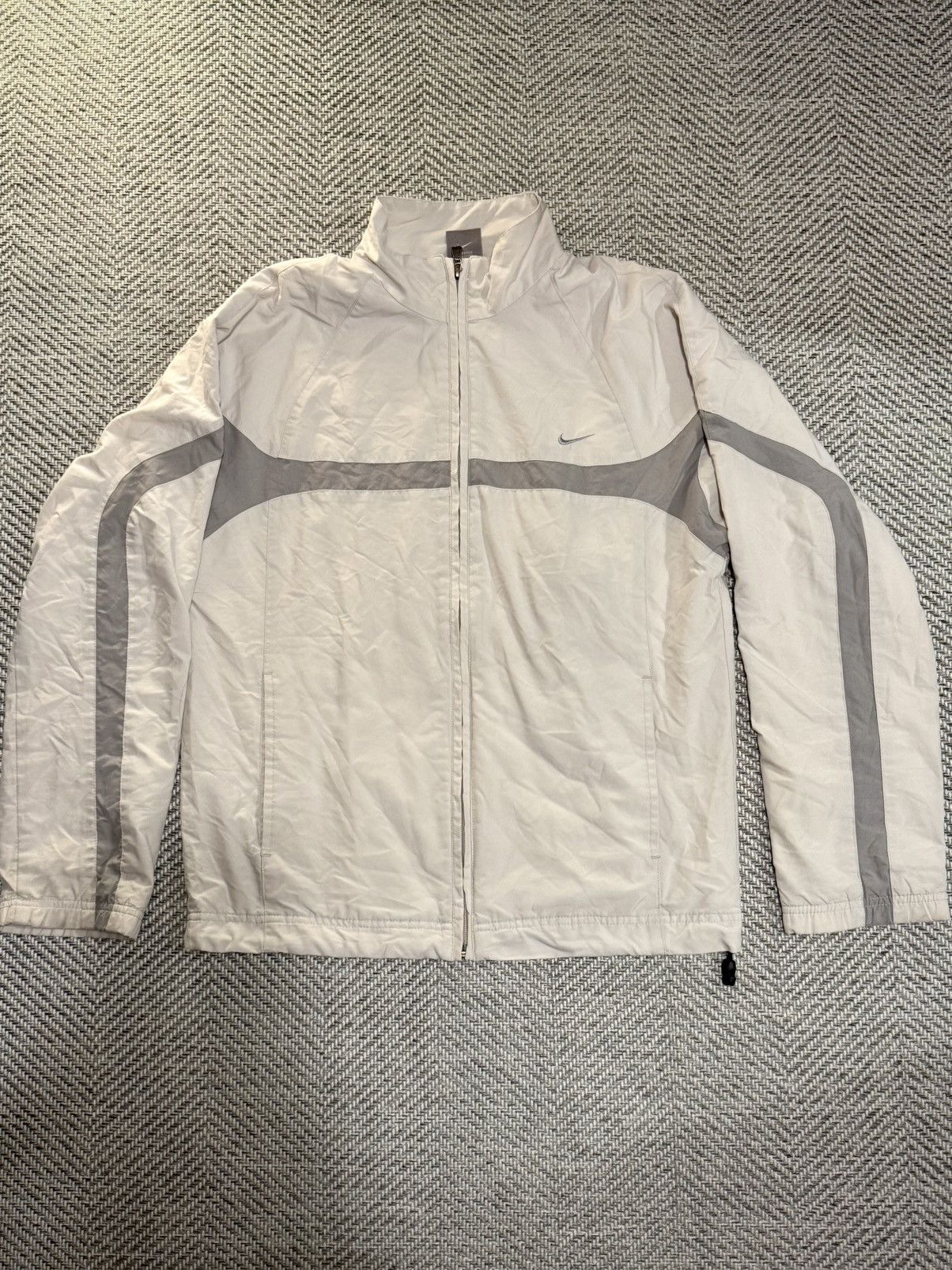 USA製00s Nike tech nylon jacket ナイロンジャケット 00s nike technical pattern nylon jacket - メルカリ