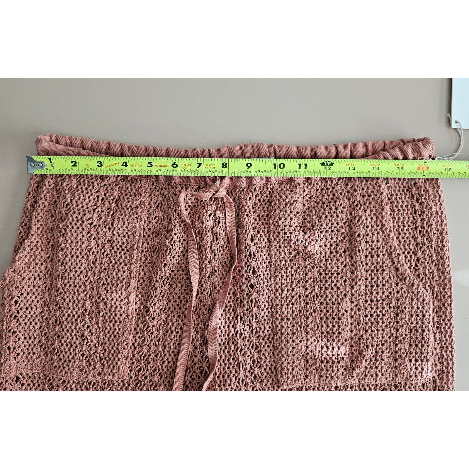 Splendid NWT Splendid Women's Finley Crochet Cargo Pants Cover-up L Size 32" / US 10 / IT 46 - 3 Thumbnail
