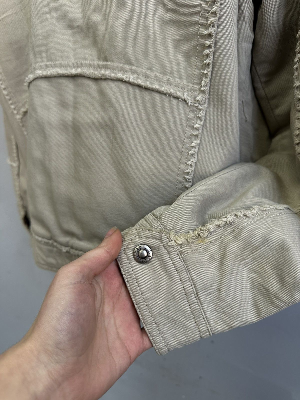 14th Addiction Vintage Diesel Cropped Diesel Denim Jacket y2k Distressed Size US M / EU 48-50 / 2 - 10 Thumbnail