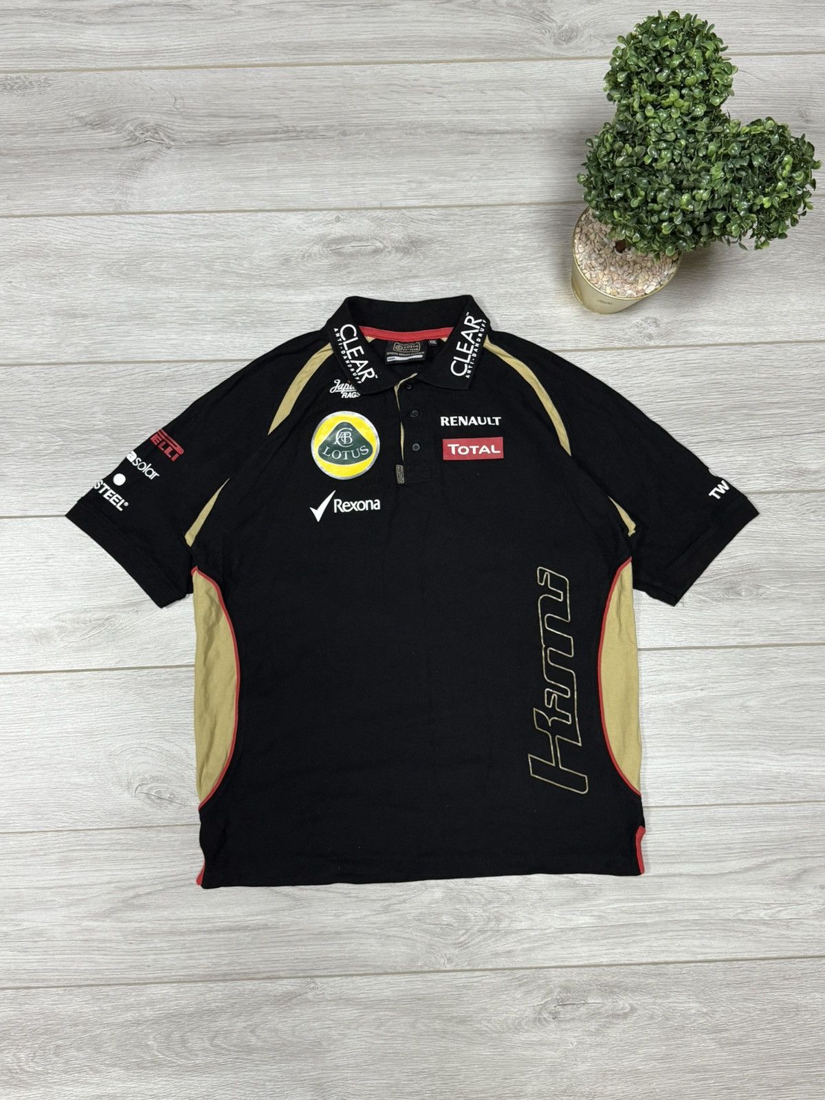 Lotus F1 formula racing polo