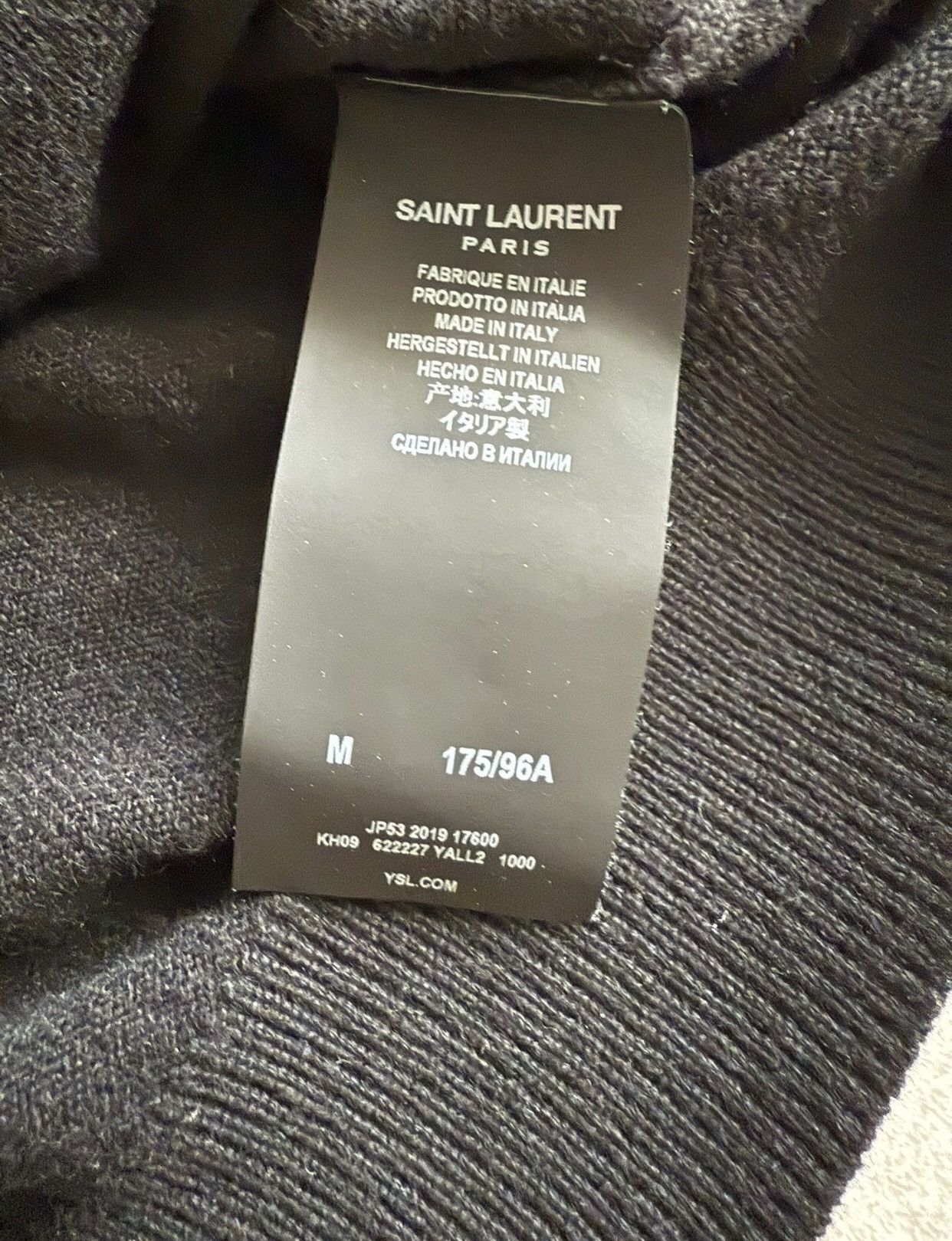 Saint Laurent Paris × Yves Saint Laurent Saint Laurent cashmere sweater2412-Nextarrow Size US M / EU 48-50 / 2 - 5 Thumbnail