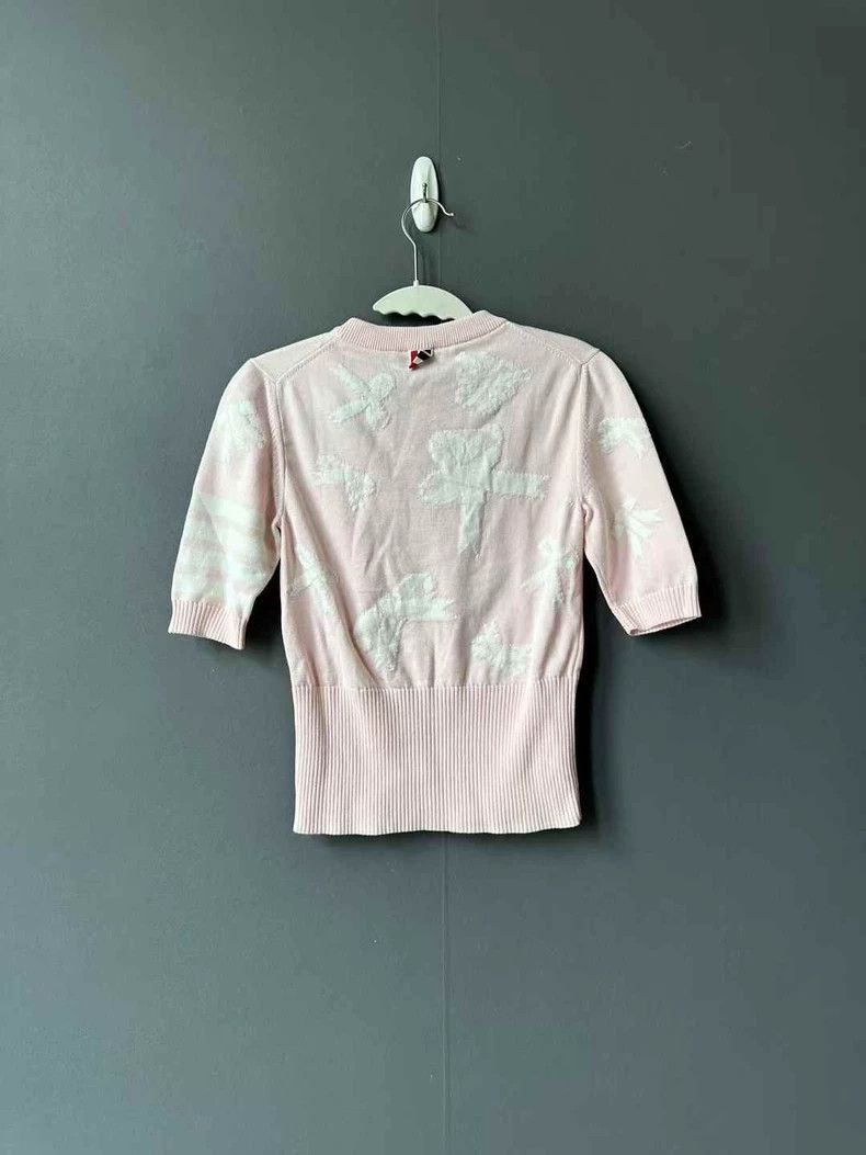 Thom Browne Thom Browne Butterfly knot knit short sleeves Size XS / US 0-2 / IT 36-38 - 2 Thumbnail
