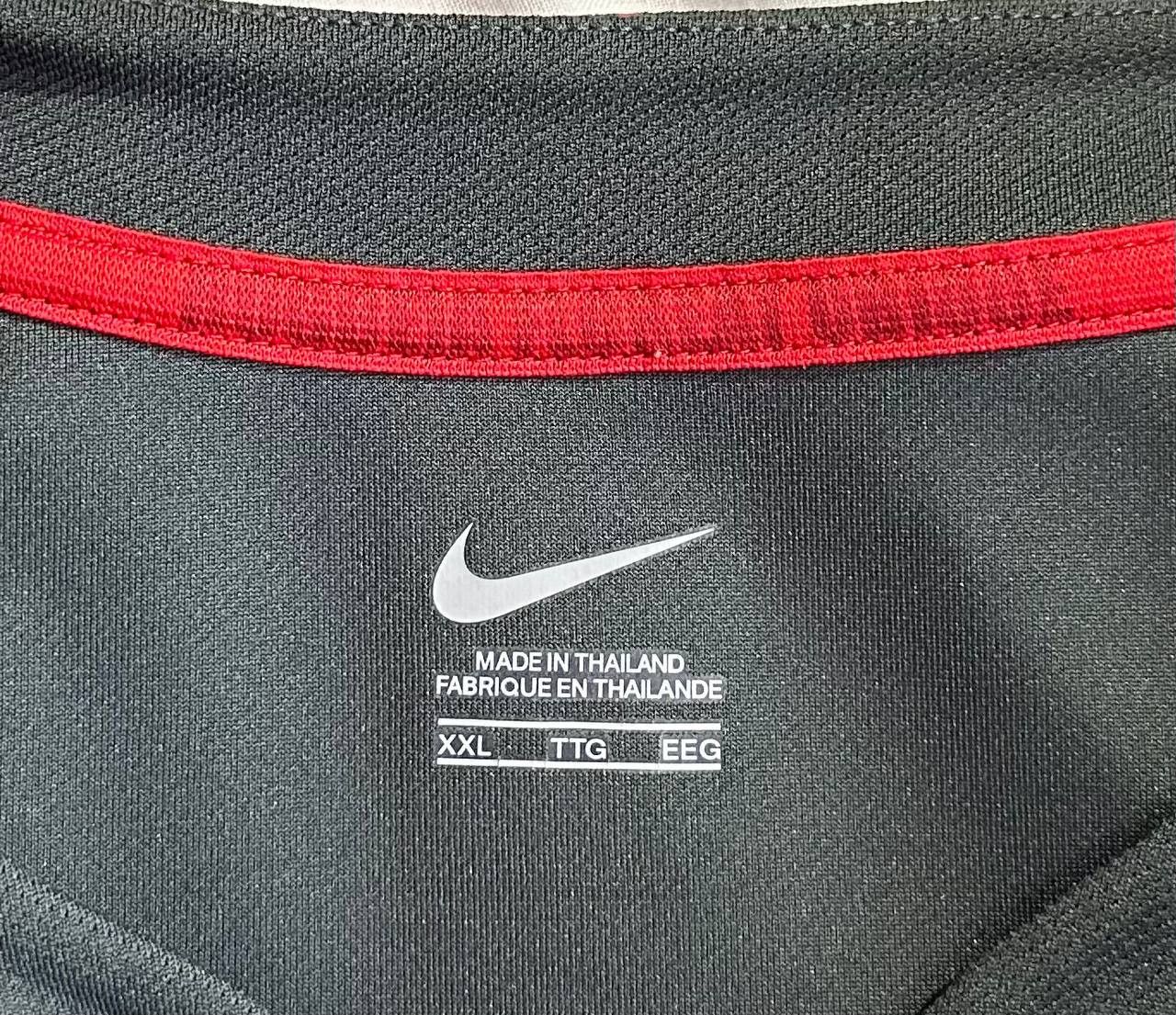 Nike ENGLAND RUGBY UNION away shirt jersey NIKE 2010/2011 RedRose Size US XXL / EU 58 / 5 - 7 Thumbnail