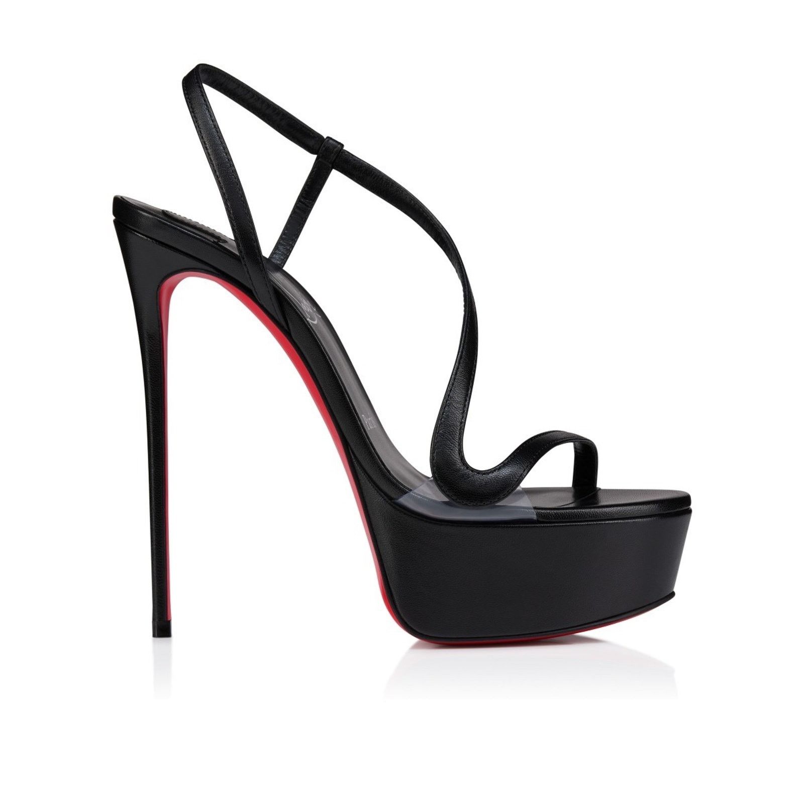 Christian Louboutin Christian Louboutin Rosalie Alta 150 Black Strap Platform Size US 11 / IT 41 - 3 Thumbnail