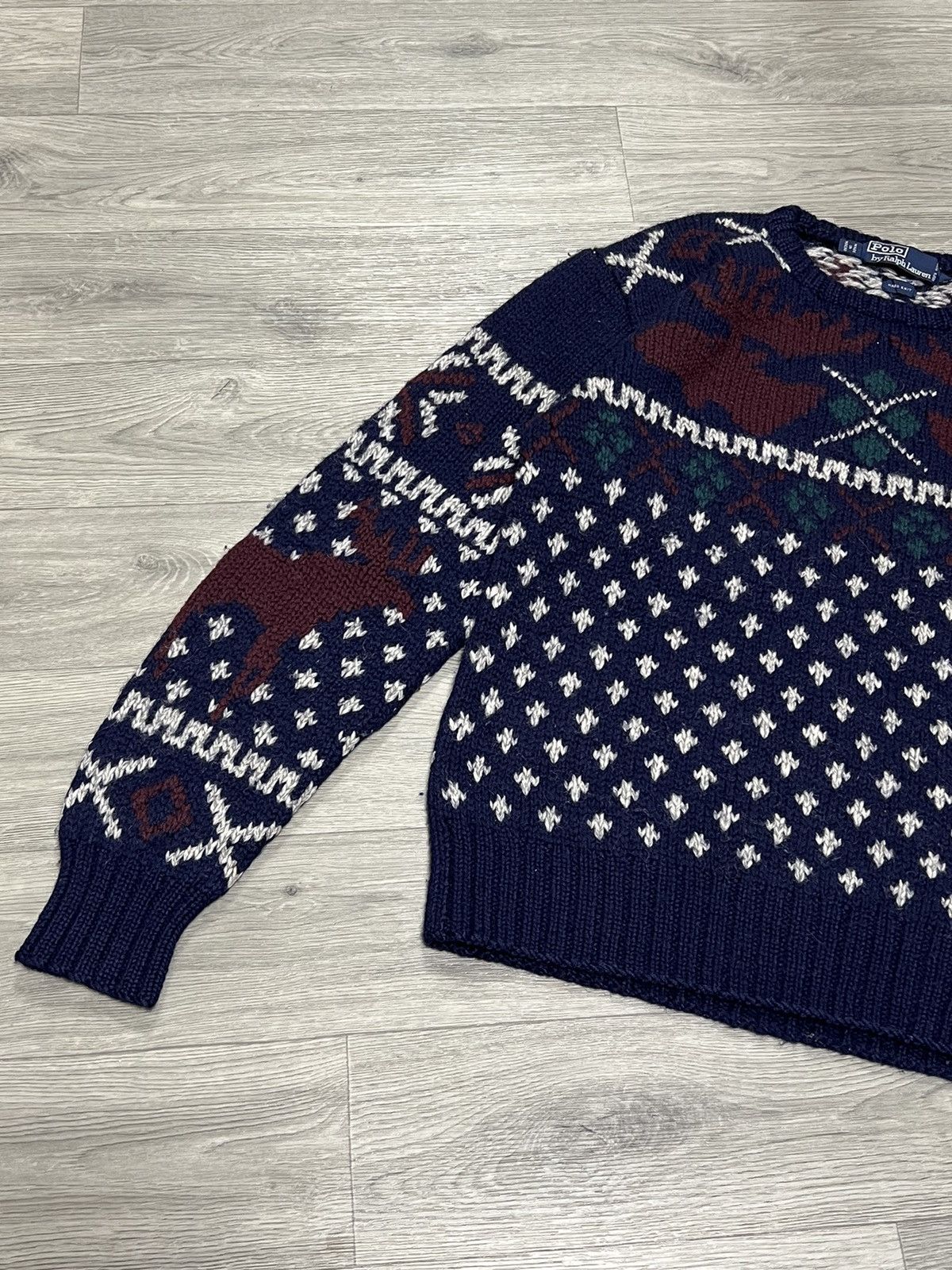 Polo Ralph Lauren Polo Ralph Lauren 90’s Nordic Deer sweater knit Size US M / EU 48-50 / 2 - 2 Thumbnail