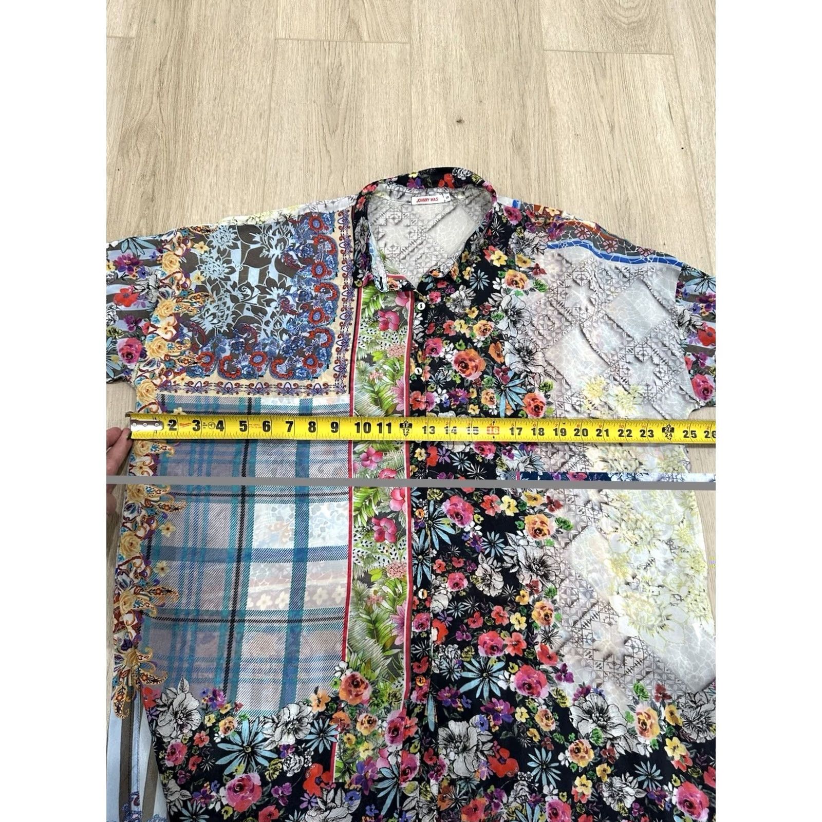 Johnny Was Johnny Was Blouse Womens S Invita Cupra Rayon Size Size S / US 4 / IT 40 - 7 Thumbnail