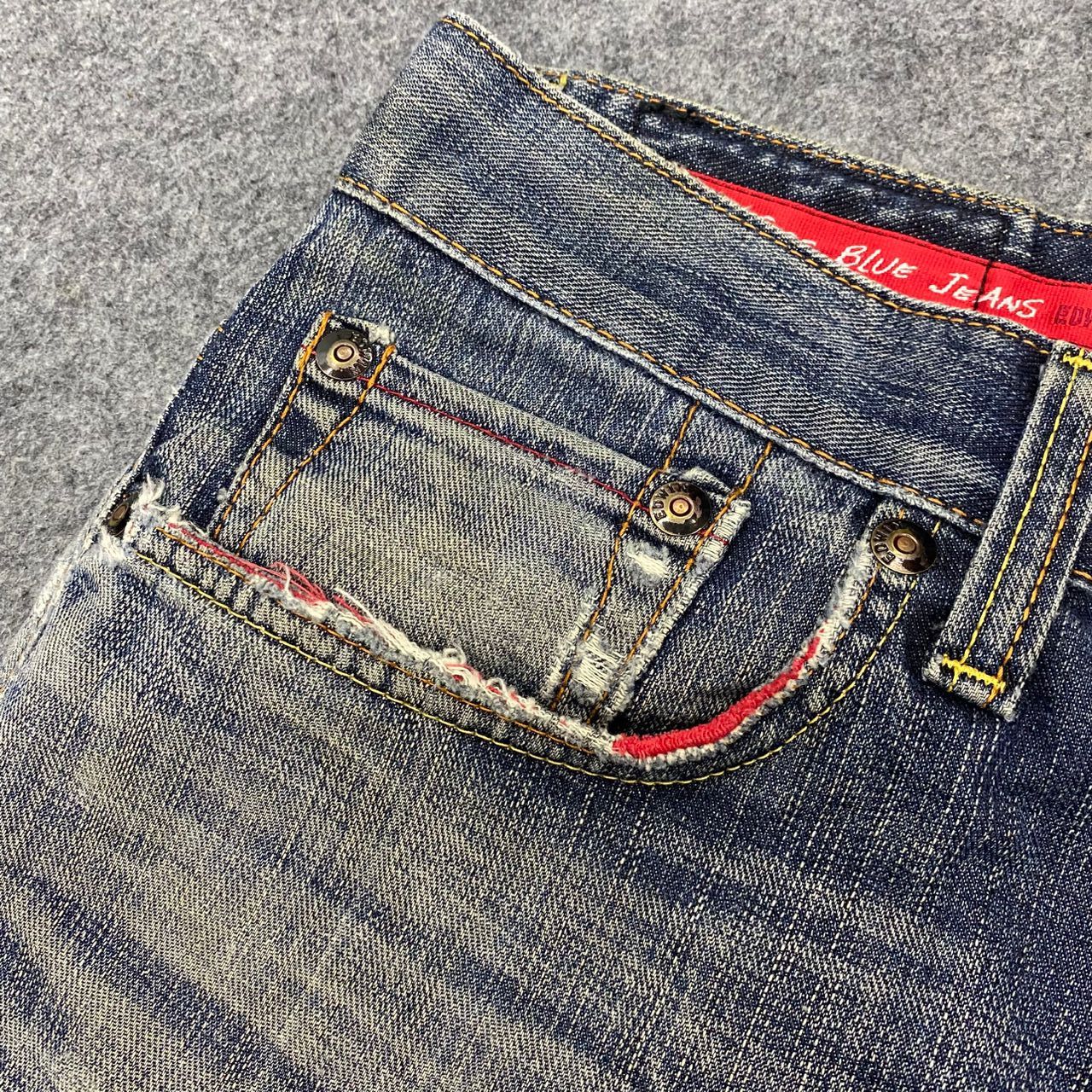 Edwin 💥Best Offer💥Vintage Edwin 512 Distressed Denim Size US 34 / EU 50 - 11 Thumbnail
