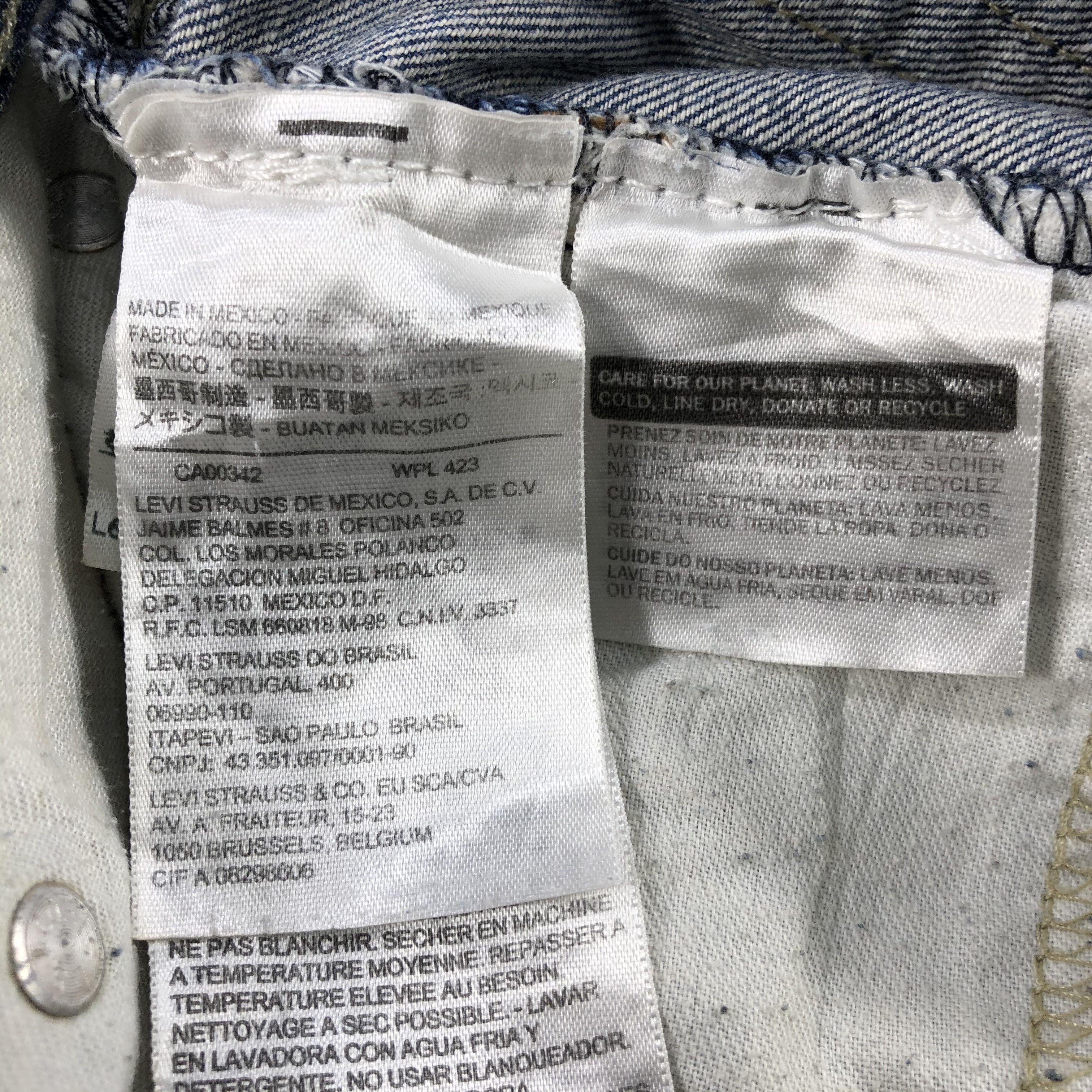 Levi's Vintage Blue Wash Levis 505 Jeans-J2171 Size US 33 - 11 Thumbnail