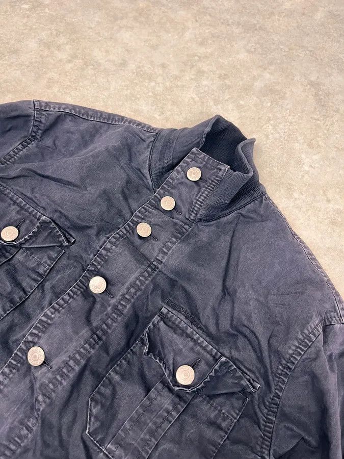 Dsquared2 2000s Dsquared2 Navy Buttoned Denim Jacket Size US S / EU 44-46 / 1 - 5 Thumbnail