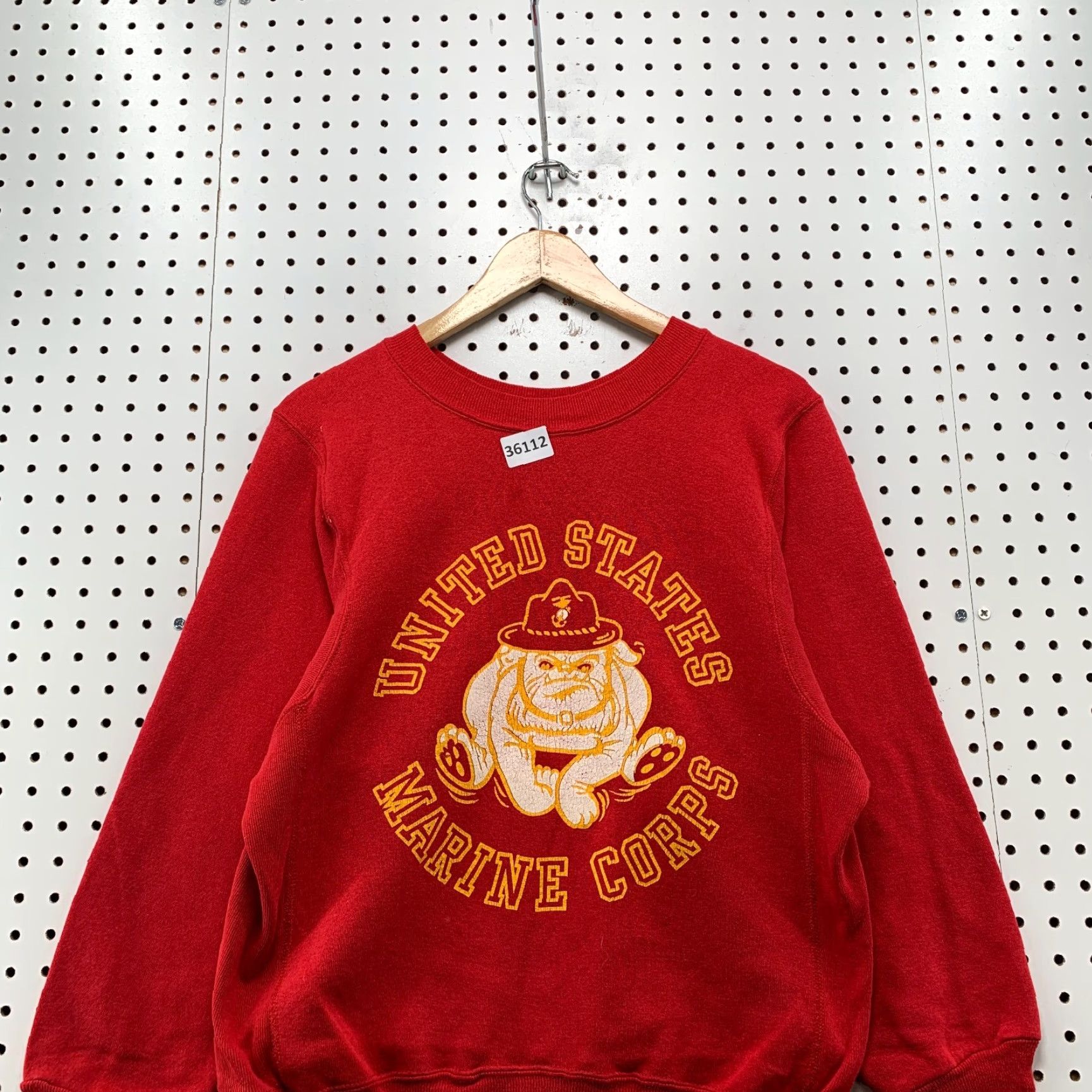 Vintage VINTAGE United States Marine Corpse Sweatshirt Men M Bulldog Made USA Size US M / EU 48-50 / 2 - 2 Thumbnail