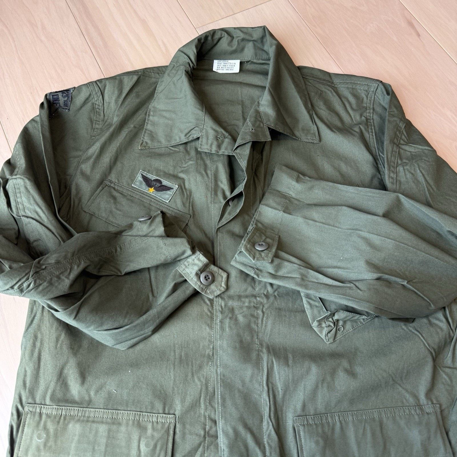 Other Vintage Vietnam Jungle Jacket Large Green OG 107 Hot Weather Size US L / EU 52-54 / 3 - 5 Thumbnail