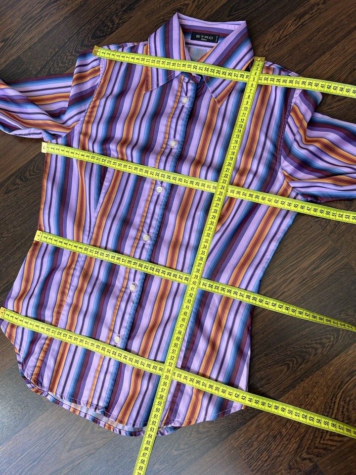 Etro ETRO Shirt Striped Cotton Size 42 Size M / US 6-8 / IT 42-44 - 17 Thumbnail