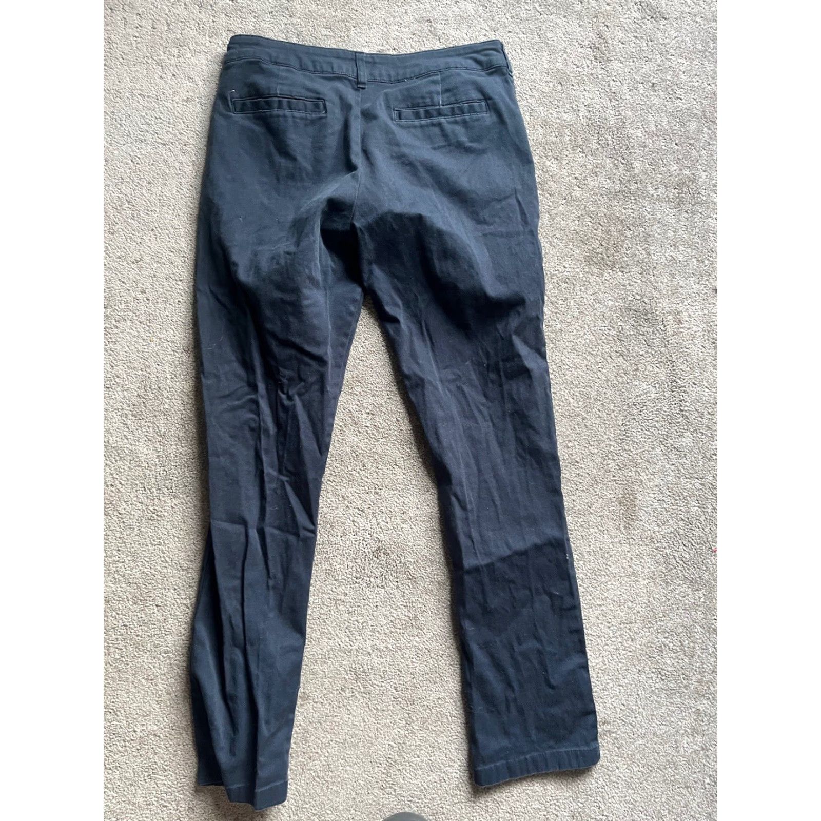 Dickies VINTAGE Dickies Women Pants Size 9 Juniors Navy Blue Skinny Cotton Spandex Casual Size 30" / US 8 / IT 44 - 3 Thumbnail