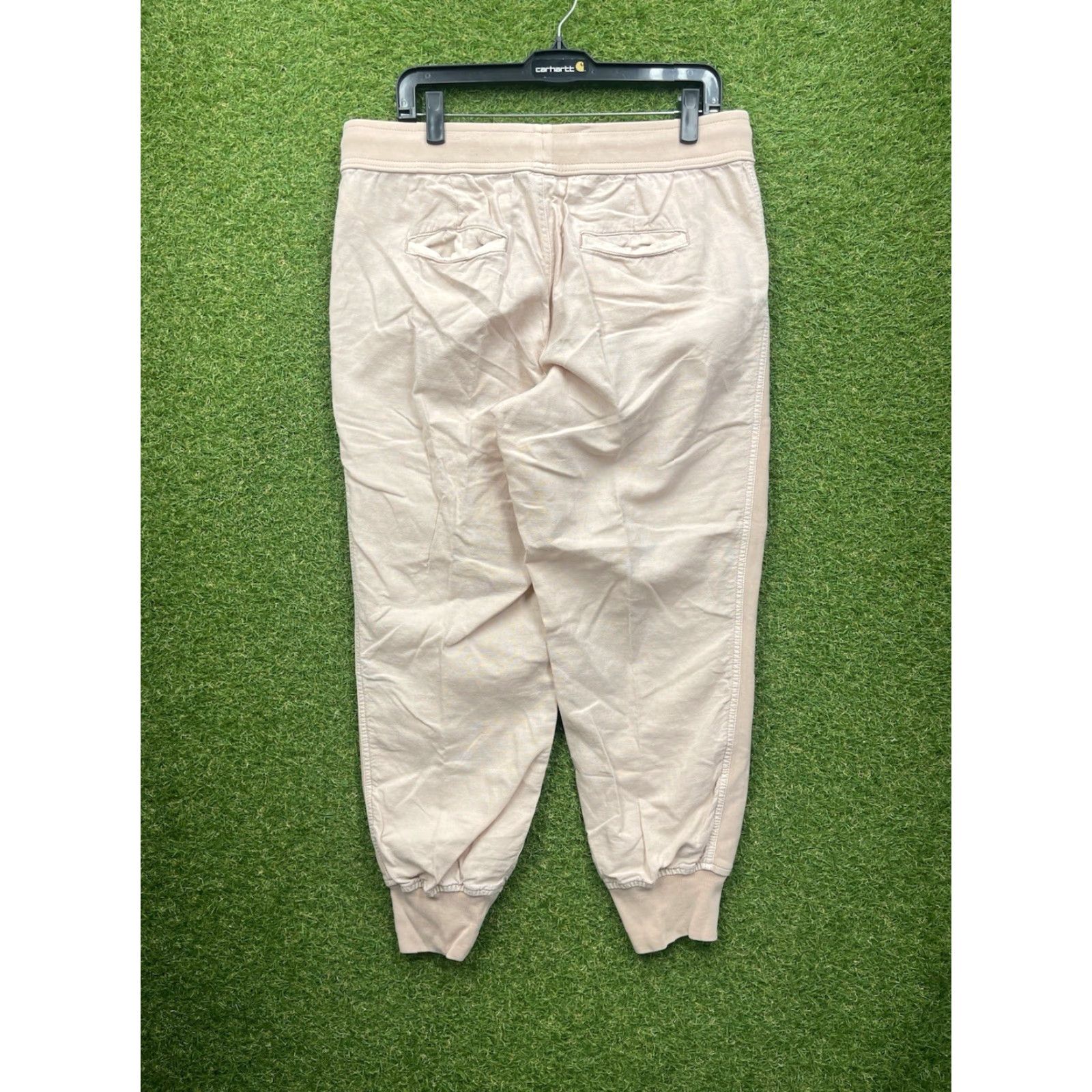 Gap Gap Linen Jogger Pants Womens Large Elastic Waist Pull On Stretch Beach Boho Size 36" / US 14 / IT 50 - 2 Thumbnail