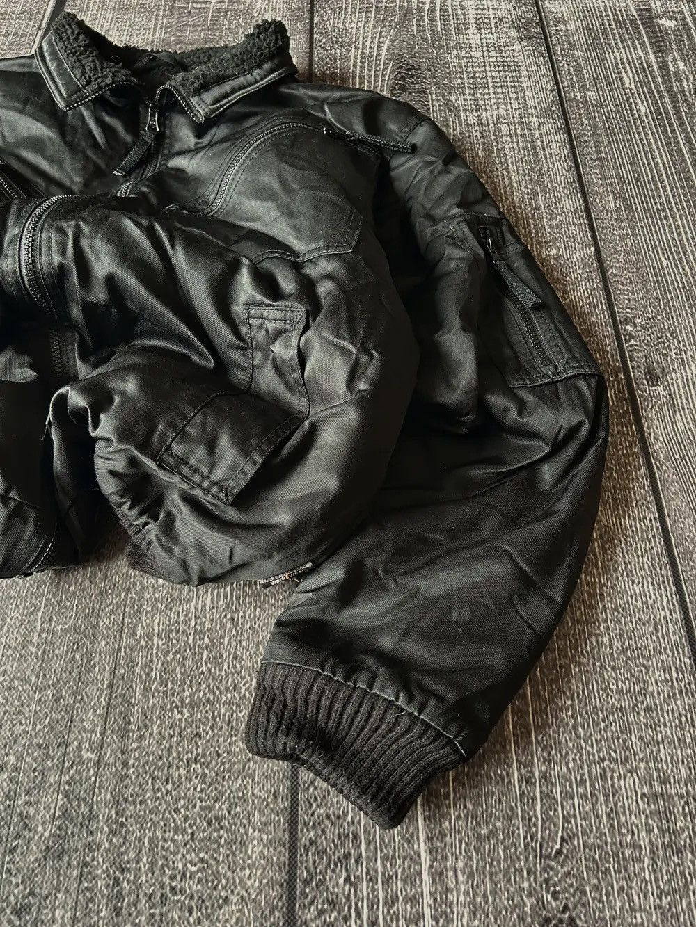 Hysteric Glamour × Japanese Brand VTG Rick Owens Opium Style Real Heavy Bomber Jacket 90s Size US M / EU 48-50 / 2 - 3 Thumbnail