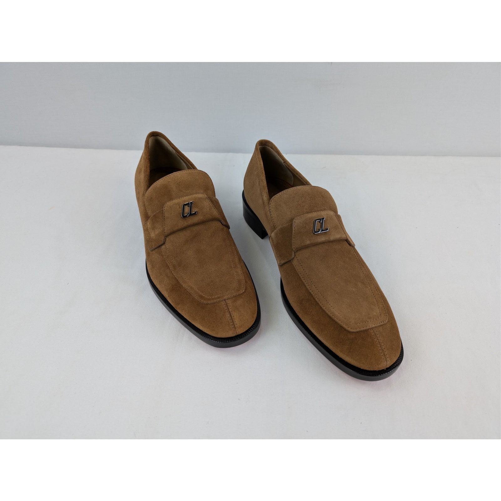 Christian Louboutin o1rshd1 Brown Suede Loafers Shoes Boots in Black Sole 46 Size US 13 / EU 46 - 5 Thumbnail