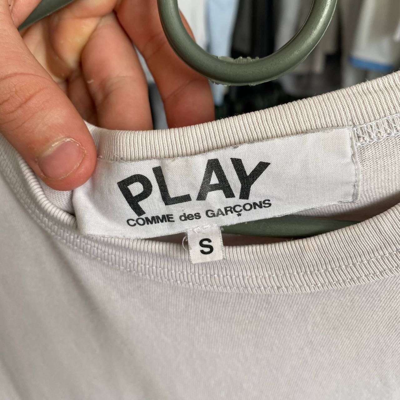 Comme des Garcons PLAY × Japanese Brand Luxury Play Comme Des Garçons Small logo designer Japan tee Size US S / EU 44-46 / 1 - 4 Thumbnail