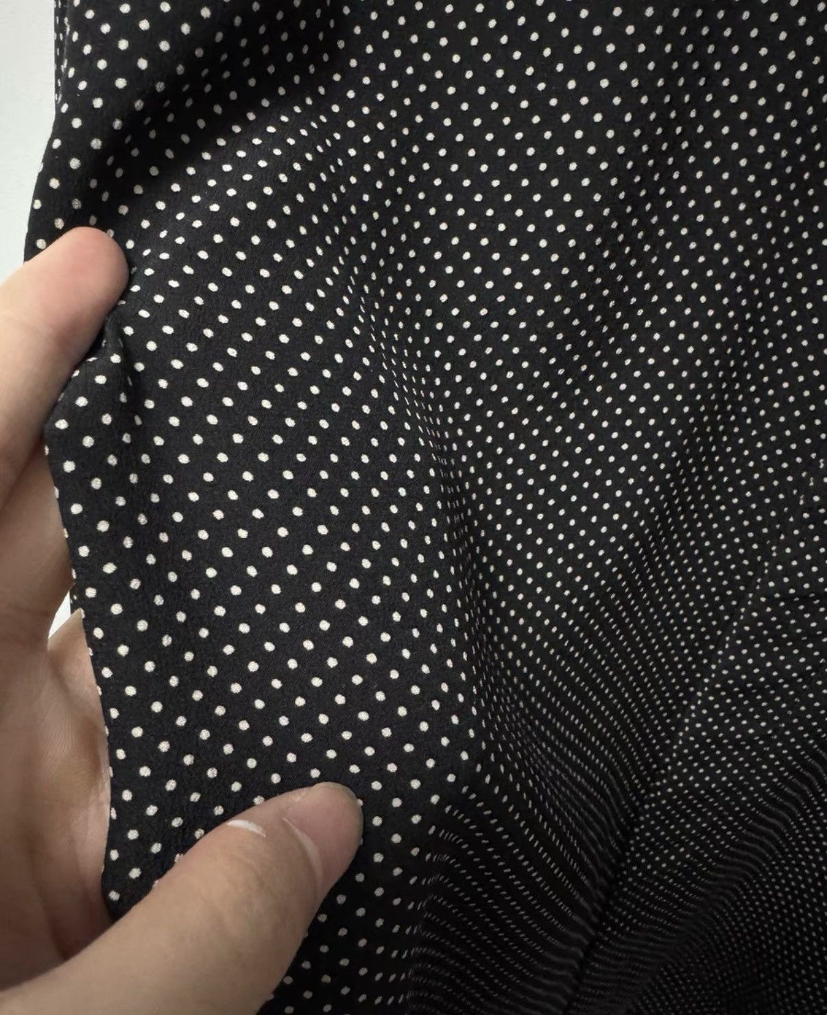 Saint Laurent Paris Saint Laurent 21SS Starry Sky Silk Small Polka Dot Shirt Size US M / EU 48-50 / 2 - 4 Thumbnail