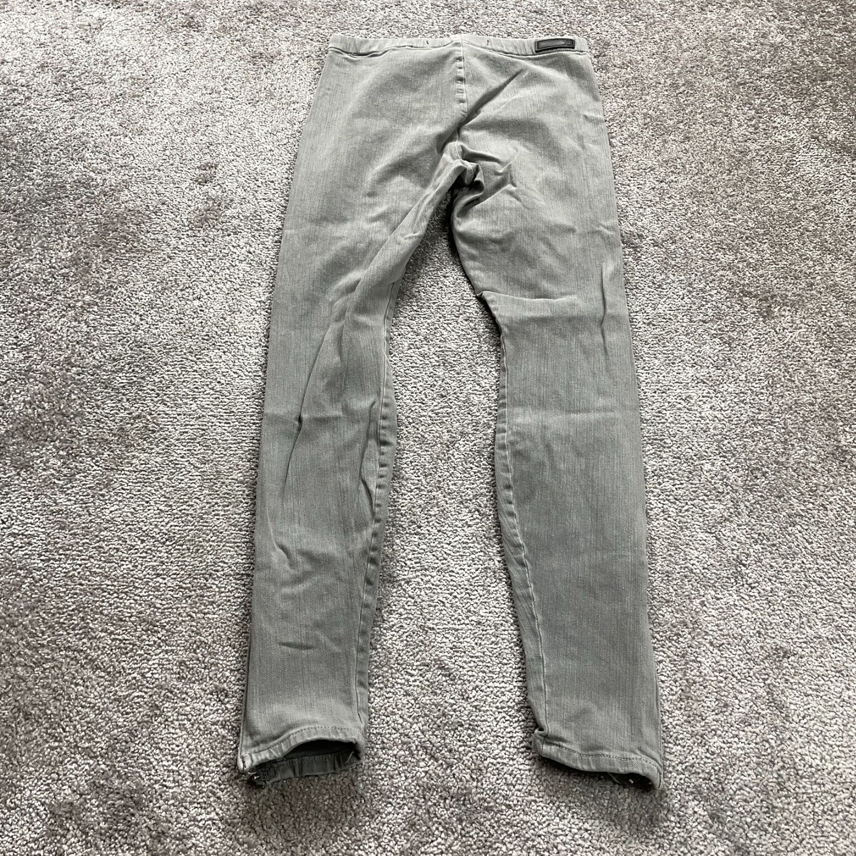 Vintage VINTAGE Joe's Jeans Women's Jegging Skinny Ankle Zip Gray 28x27 Denim Comfort Stretch Size 32" / US 10 / IT 46 - 2 Thumbnail
