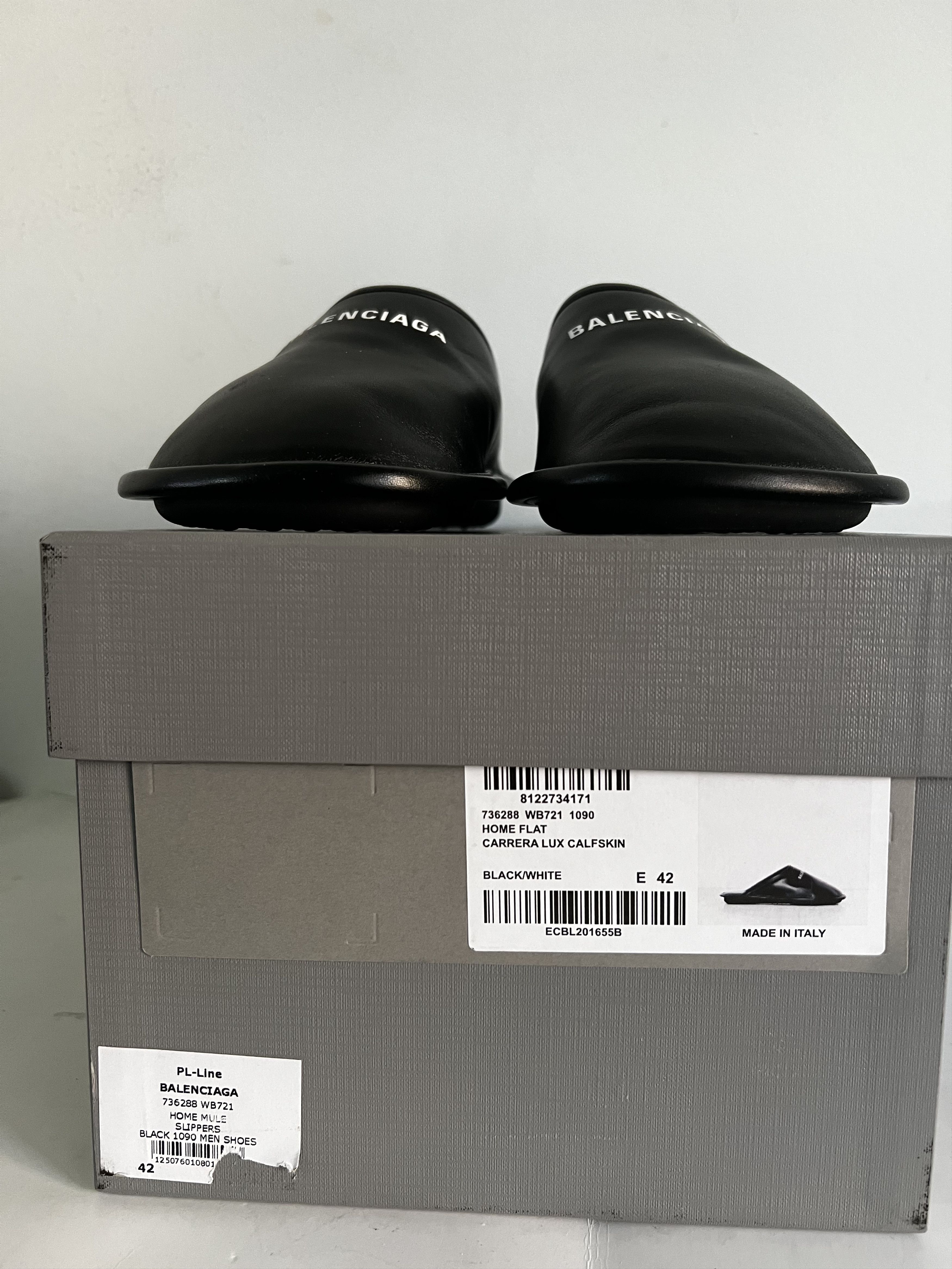 Balenciaga Balenciaga Slipper-Mule Black Leather Size US 9 / EU 42 - 3 Thumbnail