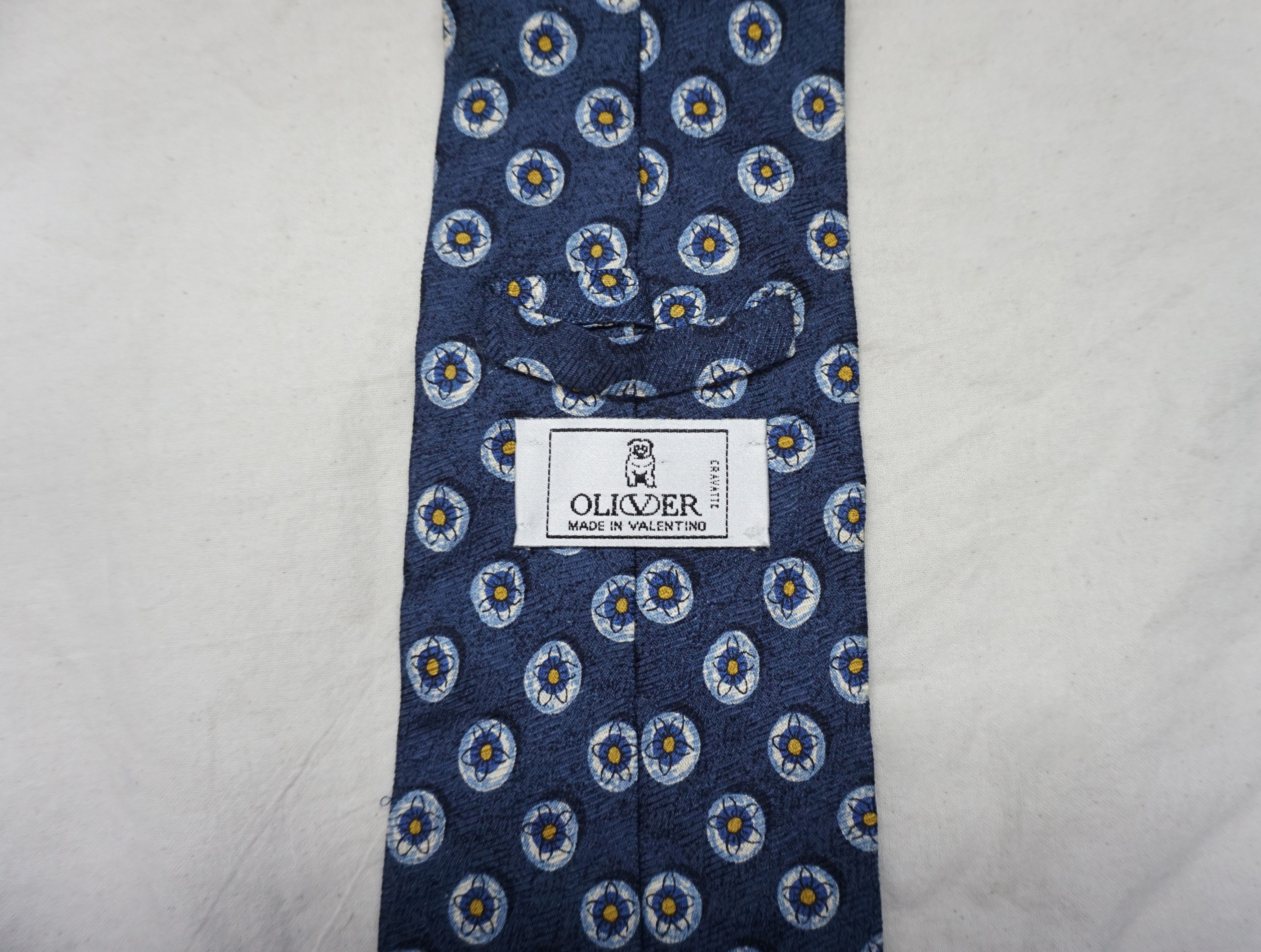 Valentino 90's Oliver by Valentino flower Pattern Necktie Size ONE SIZE - 3 Thumbnail
