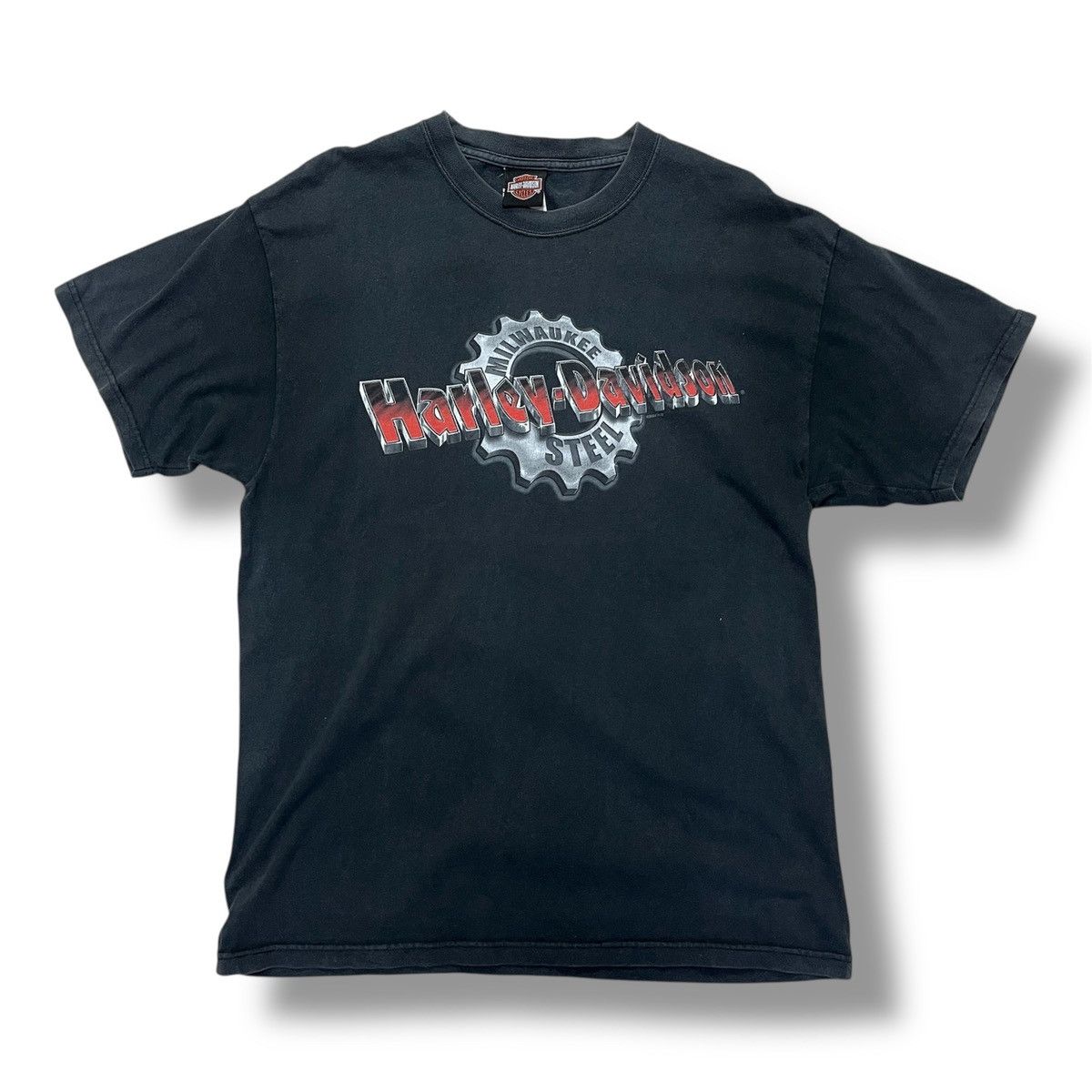 Harley Davidson Vintage Y2K Harley Davidson Barrigada Guam TShirt Size US L / EU 52-54 / 3 - 3 Thumbnail