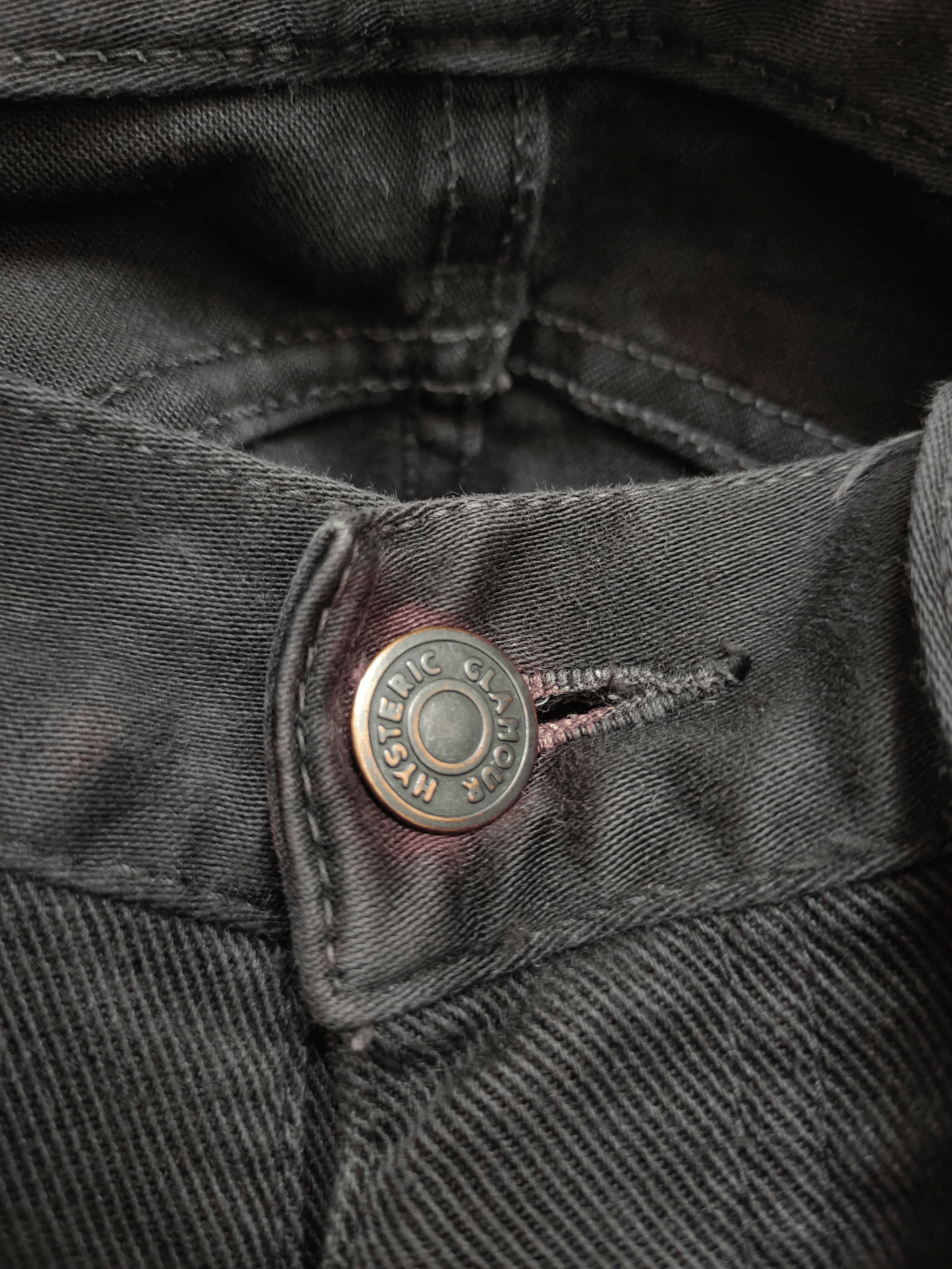 Hysteric Glamour × Vintage 1990s Hysteric Glamour Zipper Hem & Pocket Skinny Jeans Size US 30 / EU 46 - 17 Thumbnail